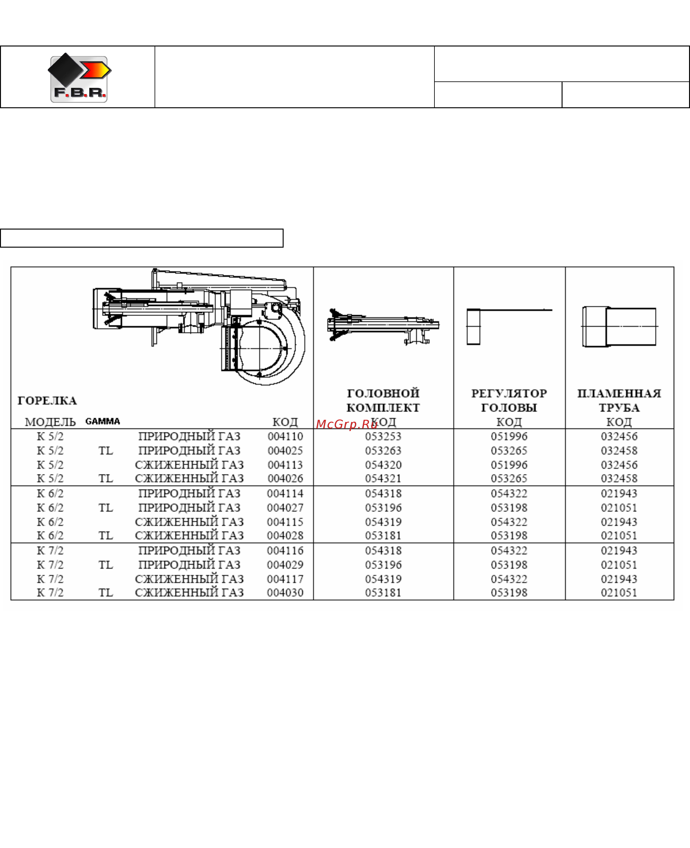 F.B.R. K 6/2 TL + R. N D2