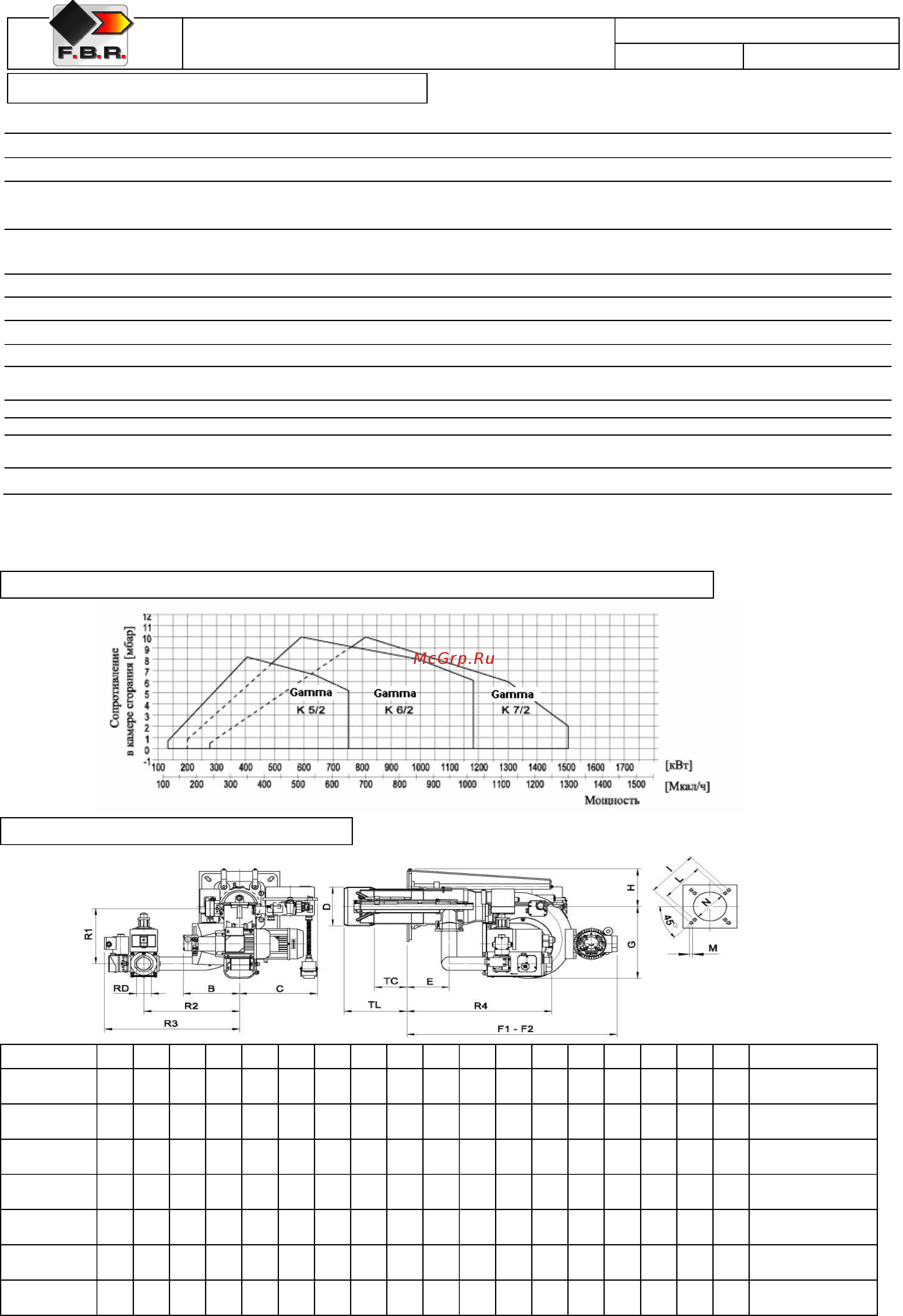 F.B.R. K 7/2 TL + R. CE-CT D2