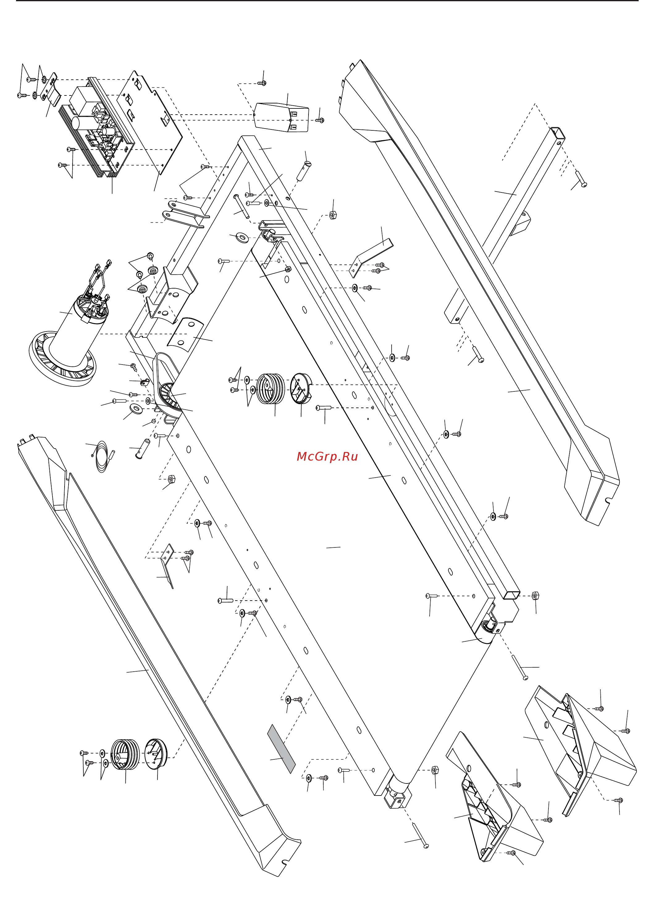 Pro-Form PERFOMANCE 350I [29/32] Exploded drawing a