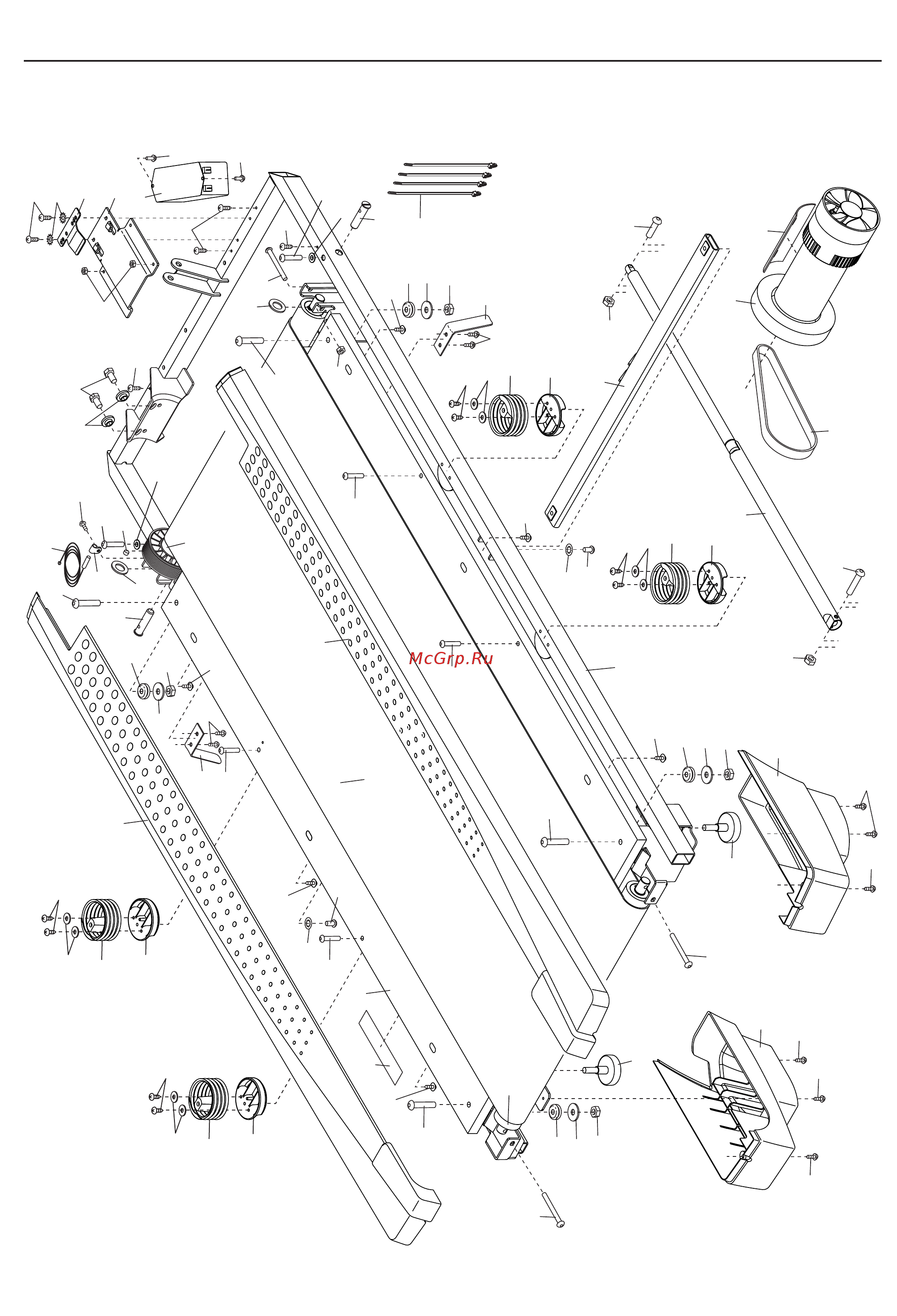 Pro-Form PERFOMANCE 400I [32/36] Exploded drawing a