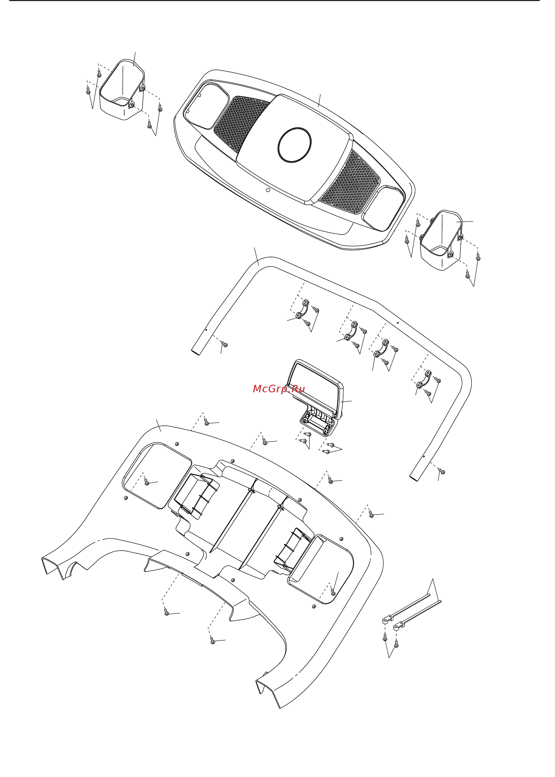 Pro-Form PERFOMANCE 400I [35/36] Exploded drawing d