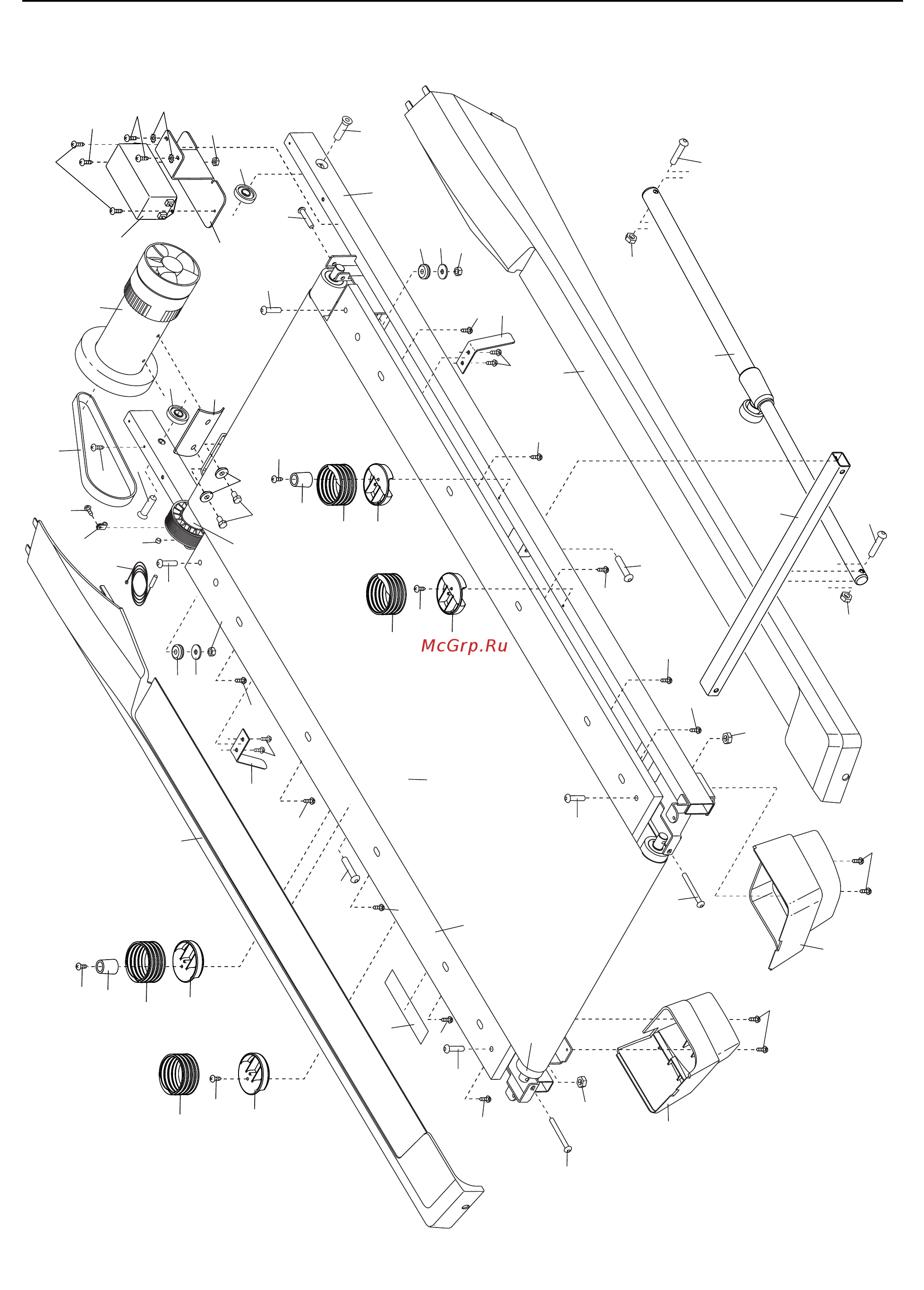 Pro-Form PERFORMANCE 1050 (2014) [32/36] Сборочный чертеж a