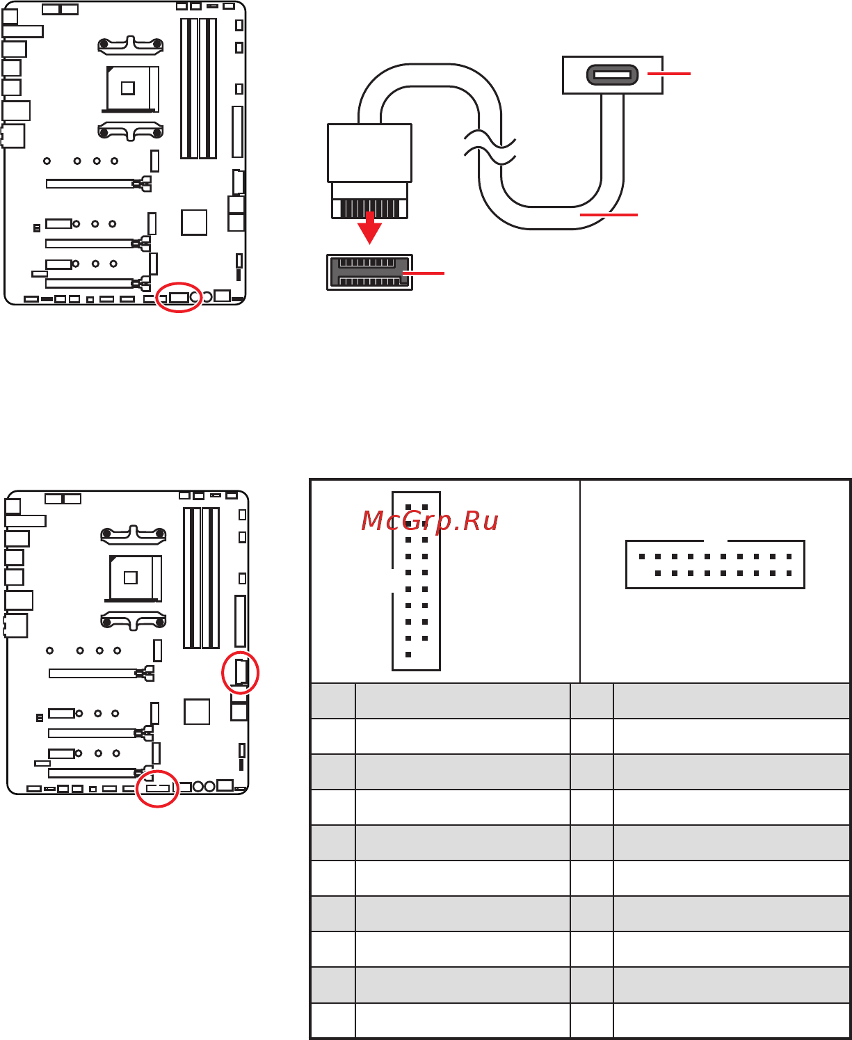 MSI MEG X570 UNIFY [37/210] Jusb1 usb 3 gen 2 type c connector