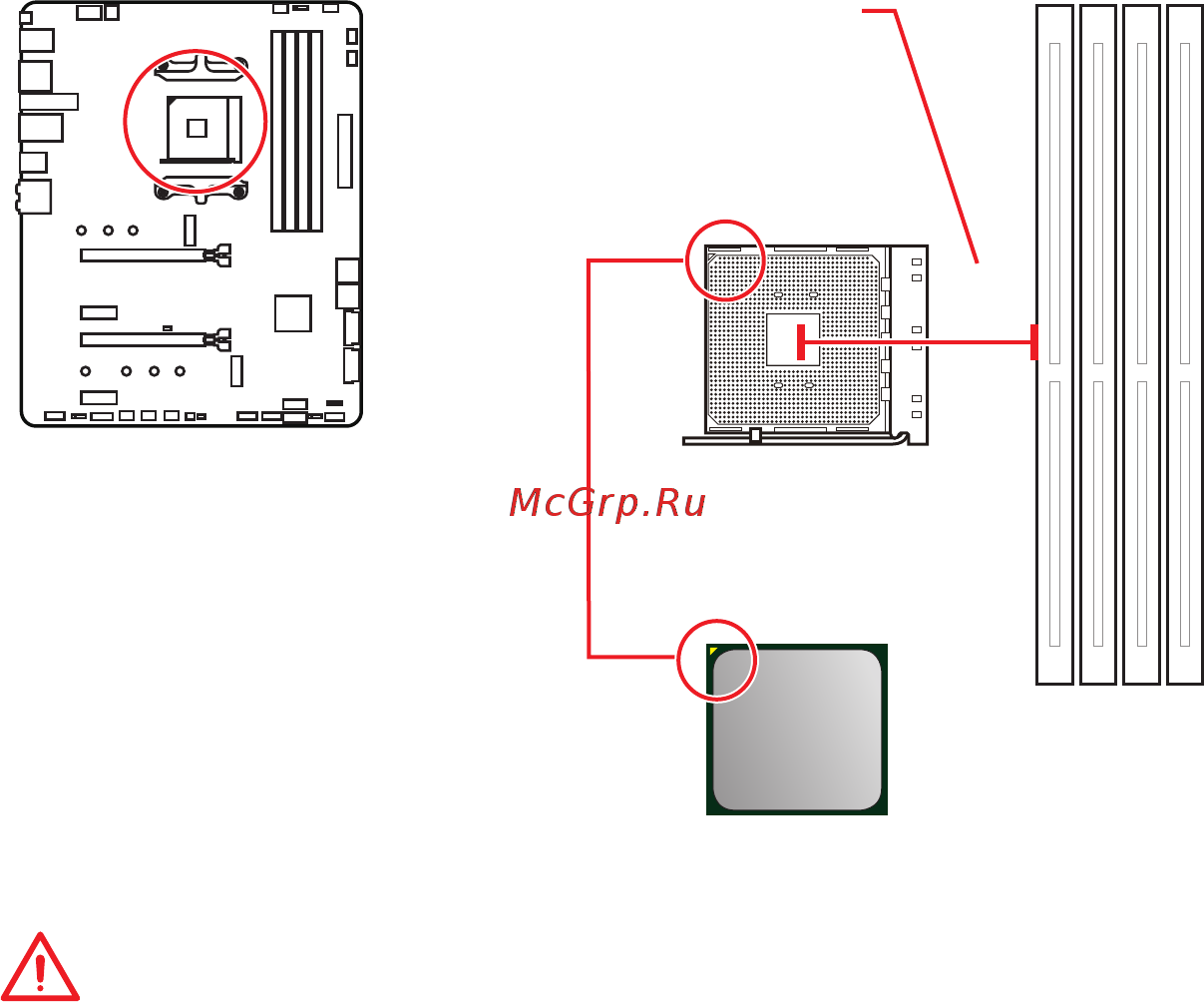 MSI MPG X570 GAMING PRO CARBON WIFI [149/176] Процессорный сокет