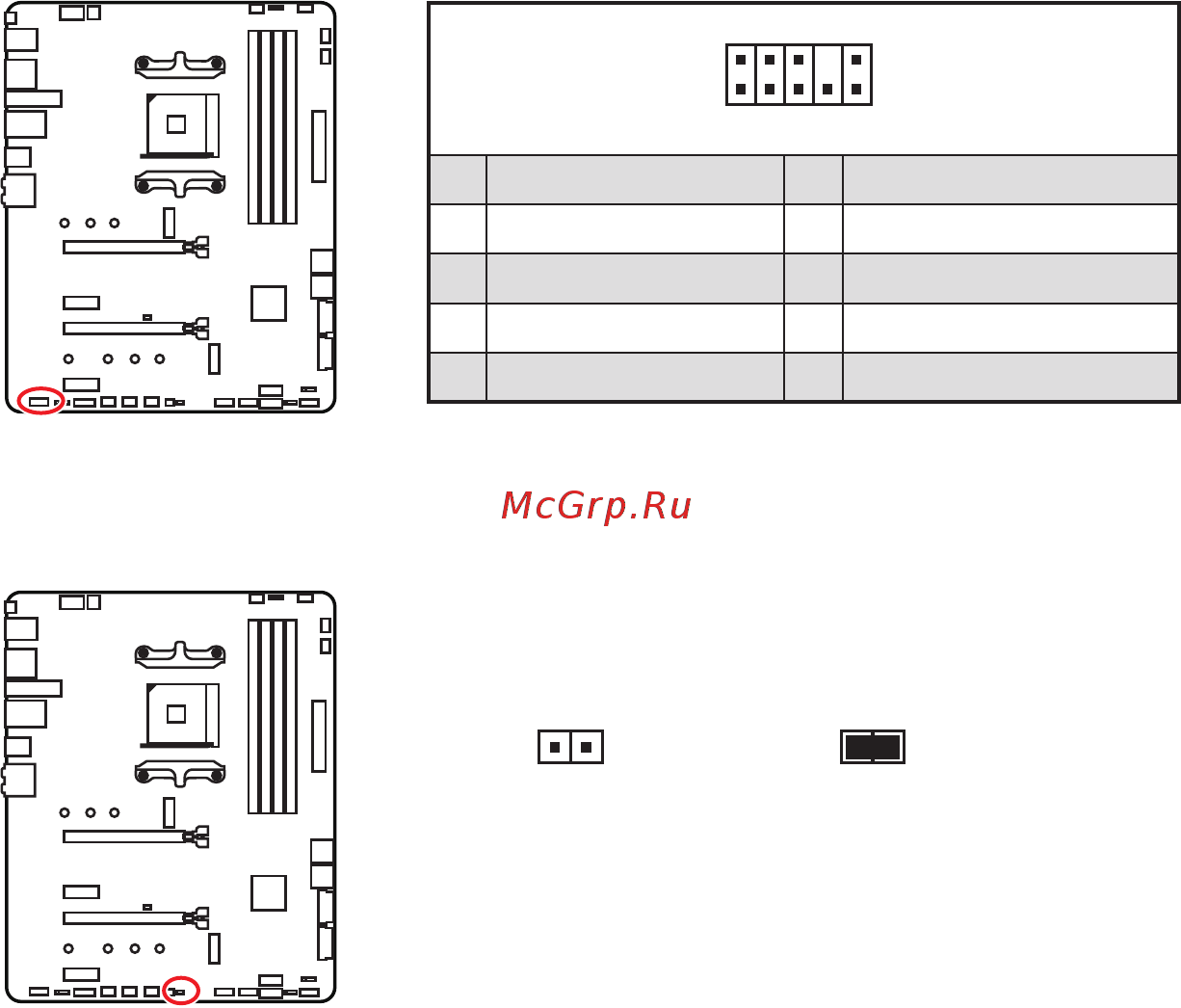 MSI MPG X570 GAMING PRO CARBON WIFI [157/176] Jaud1 разъем аудио передней панели