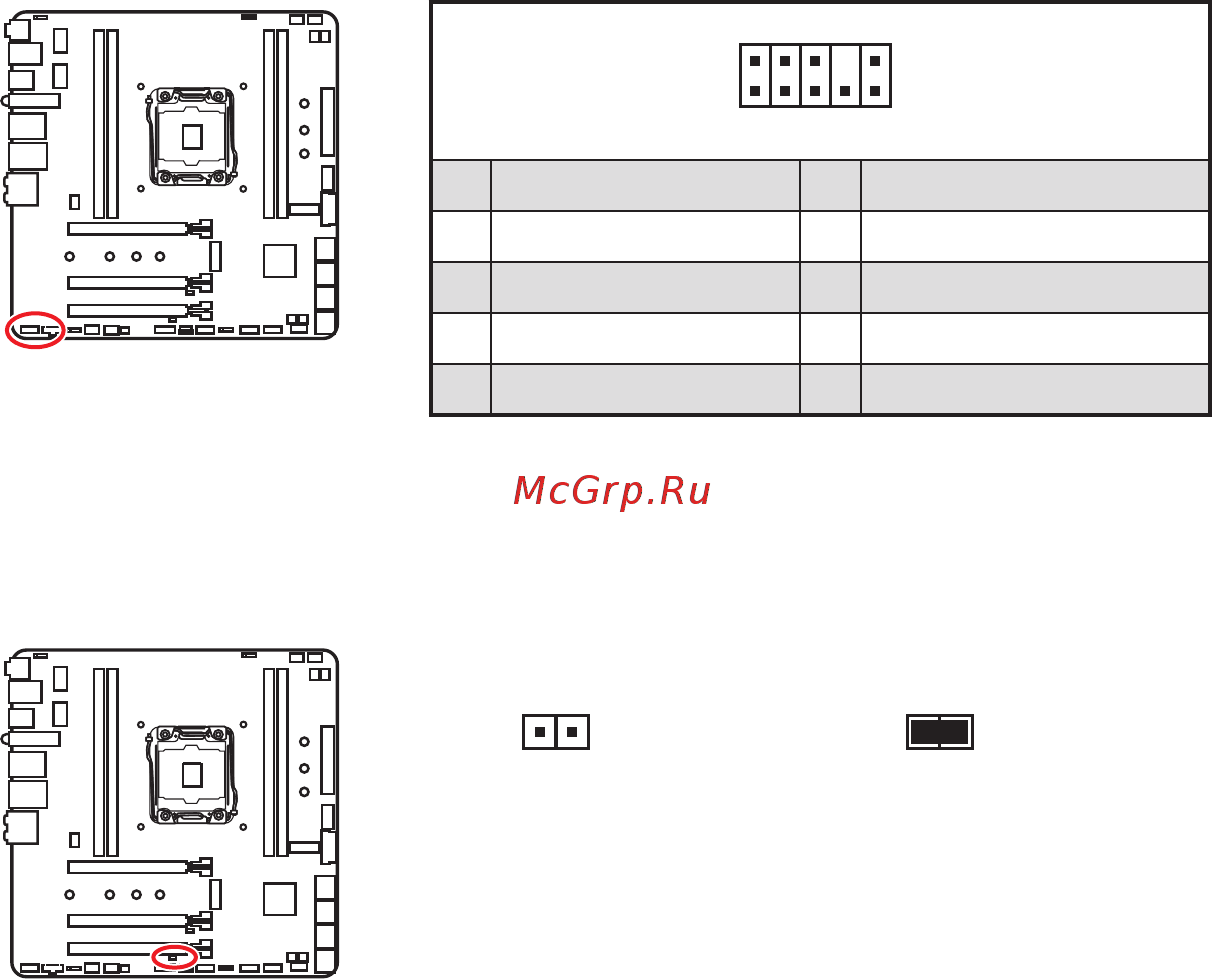 MSI MPG X299M GAMING EDGE AC [41/96] Jaud1 front audio connector