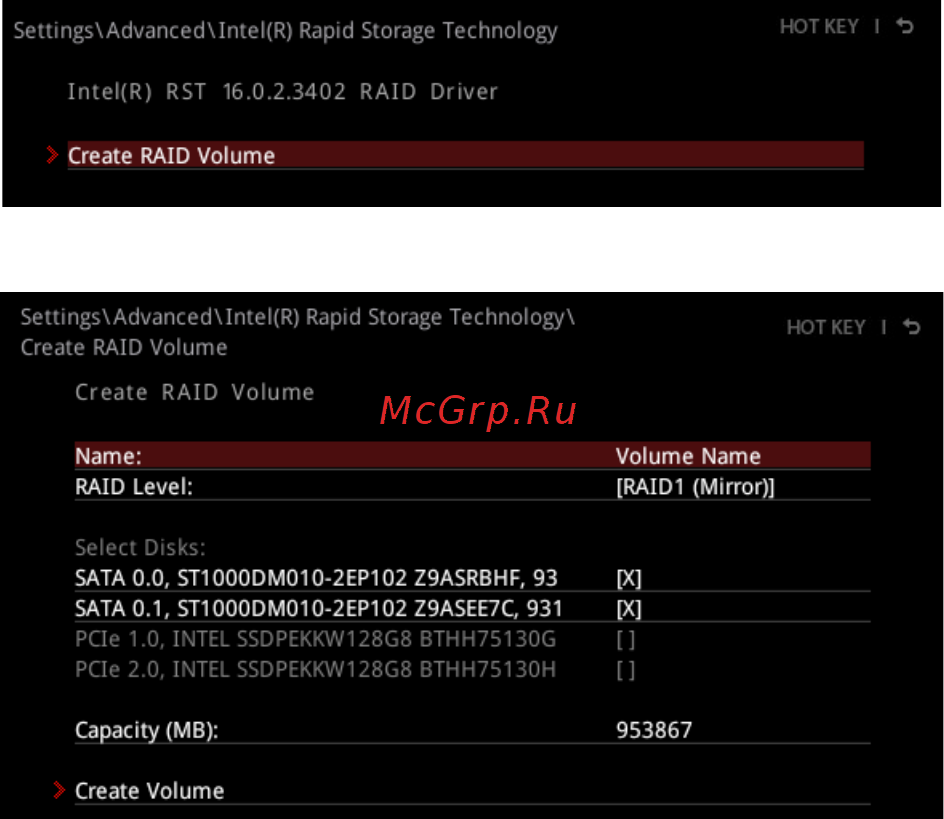 MSI MPG X299M GAMING EDGE AC [84/96] Creating raid volume