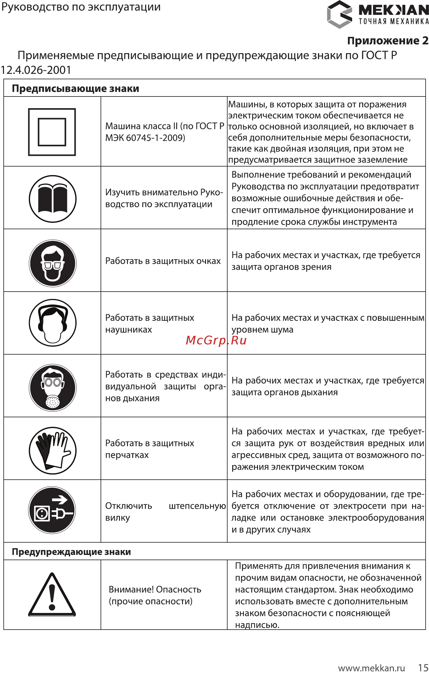 MEKKAN MK82407L [15/20] Мекмаы