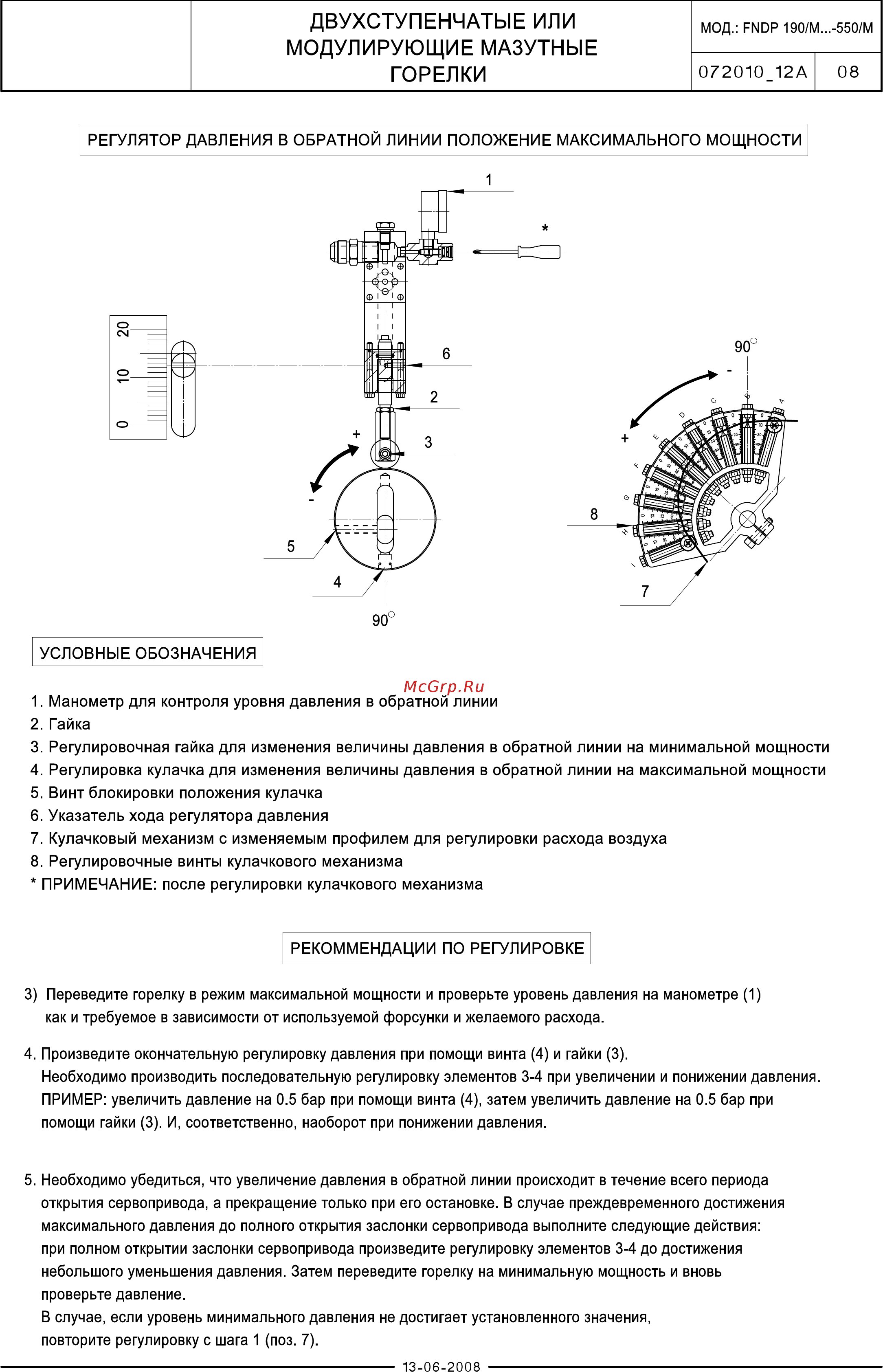 F.B.R. FNDP 650/M TL MEC [10/15] Горелки