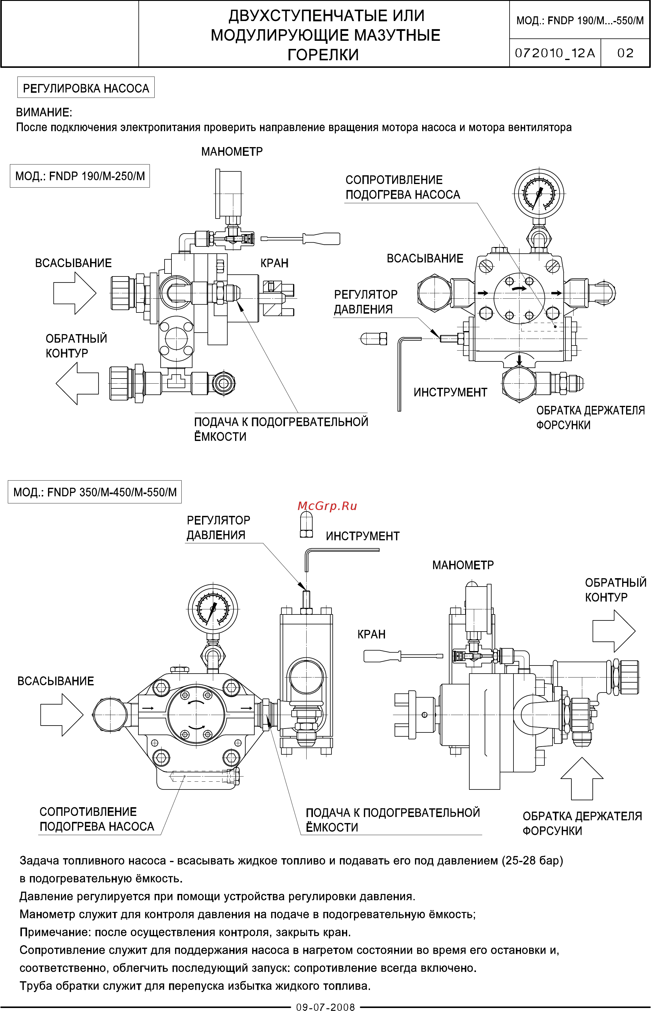 F.B.R. FNDP 650/M TL MEC [4/15] Горелки