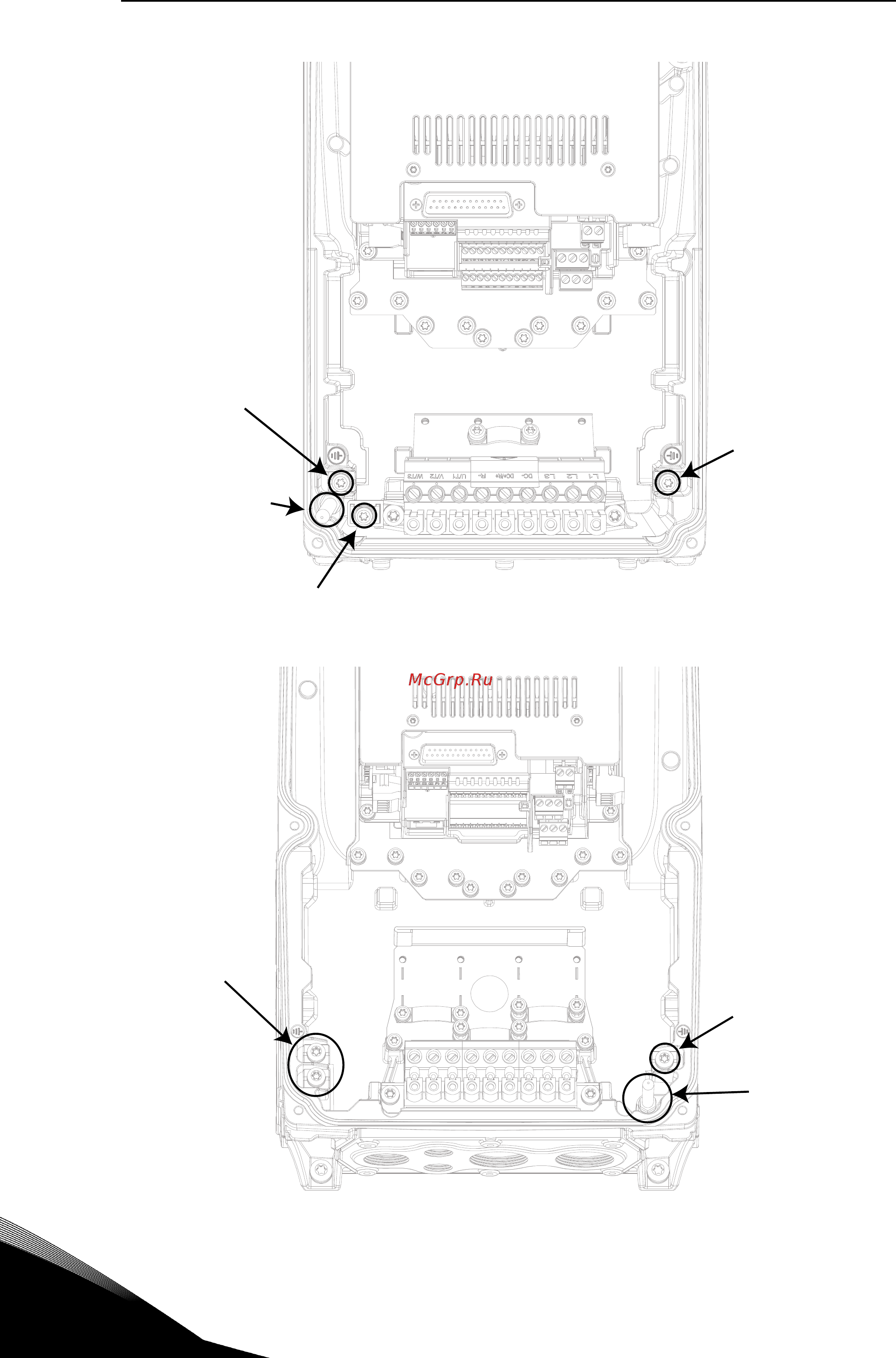 Vacon VACON0100-3L-0072-4-X [10/120] Рисунок 1 соединения заземления и металлический наконечник в mm4