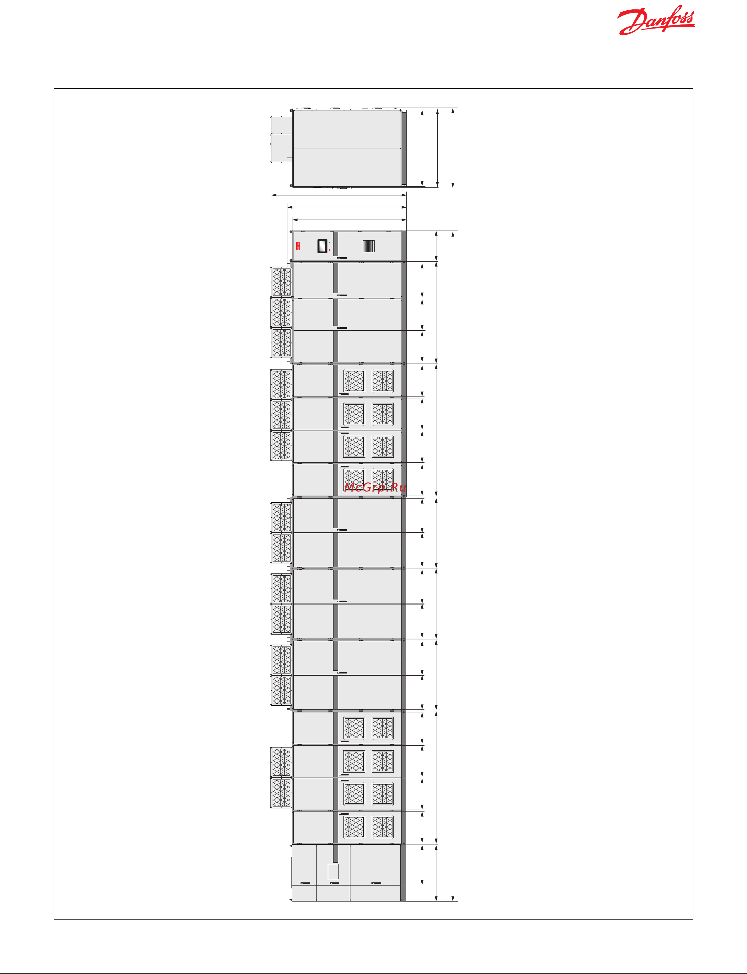 Danfoss VD-P5700U1F5 [16/44] Корпуса горизонтальной компоновки двухстороннего обслуживания на напряжение 10 кв