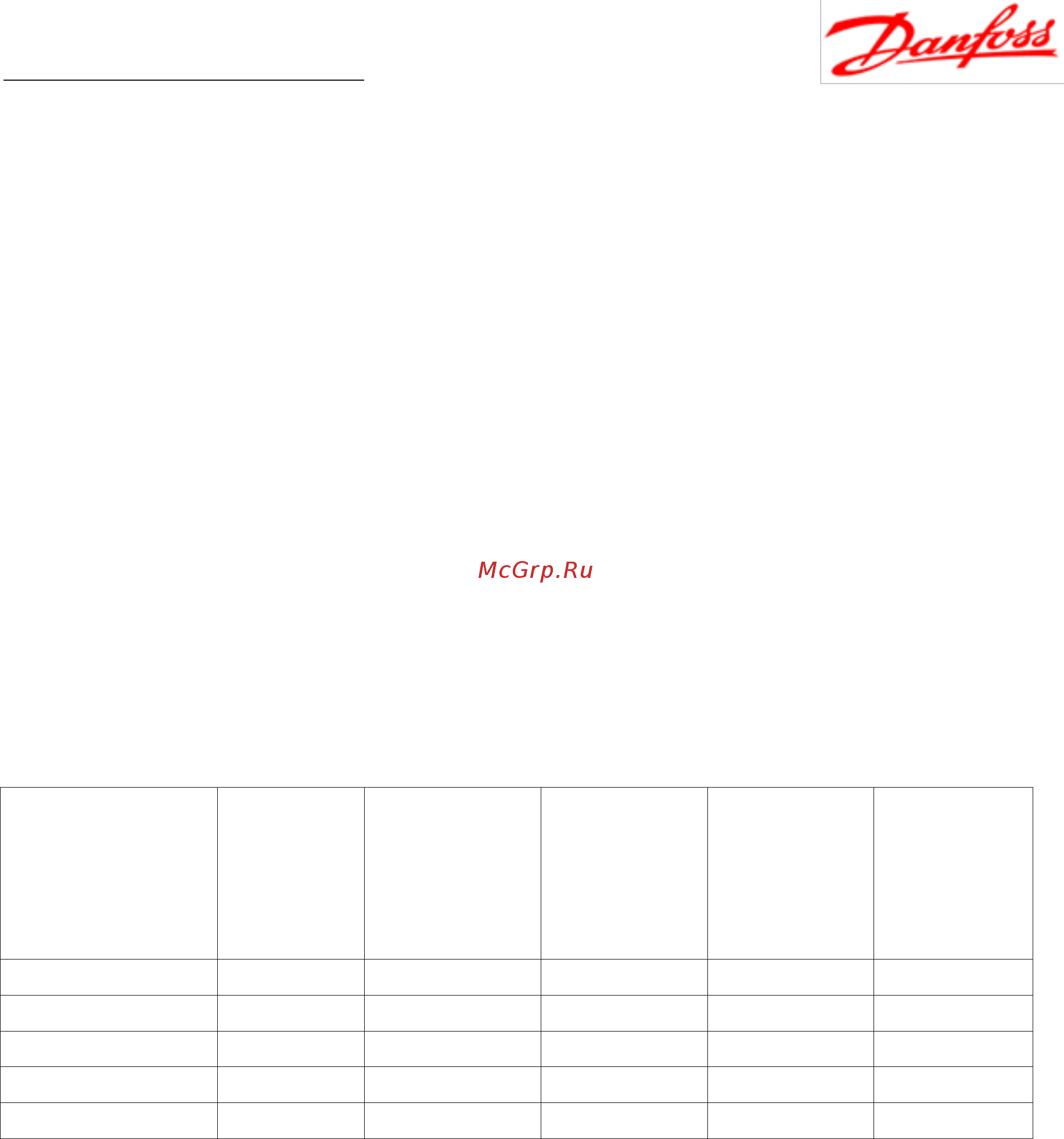 Danfoss VD-P1000U1F5 Руководство по эксплуатации онлайн [14/117] 459266