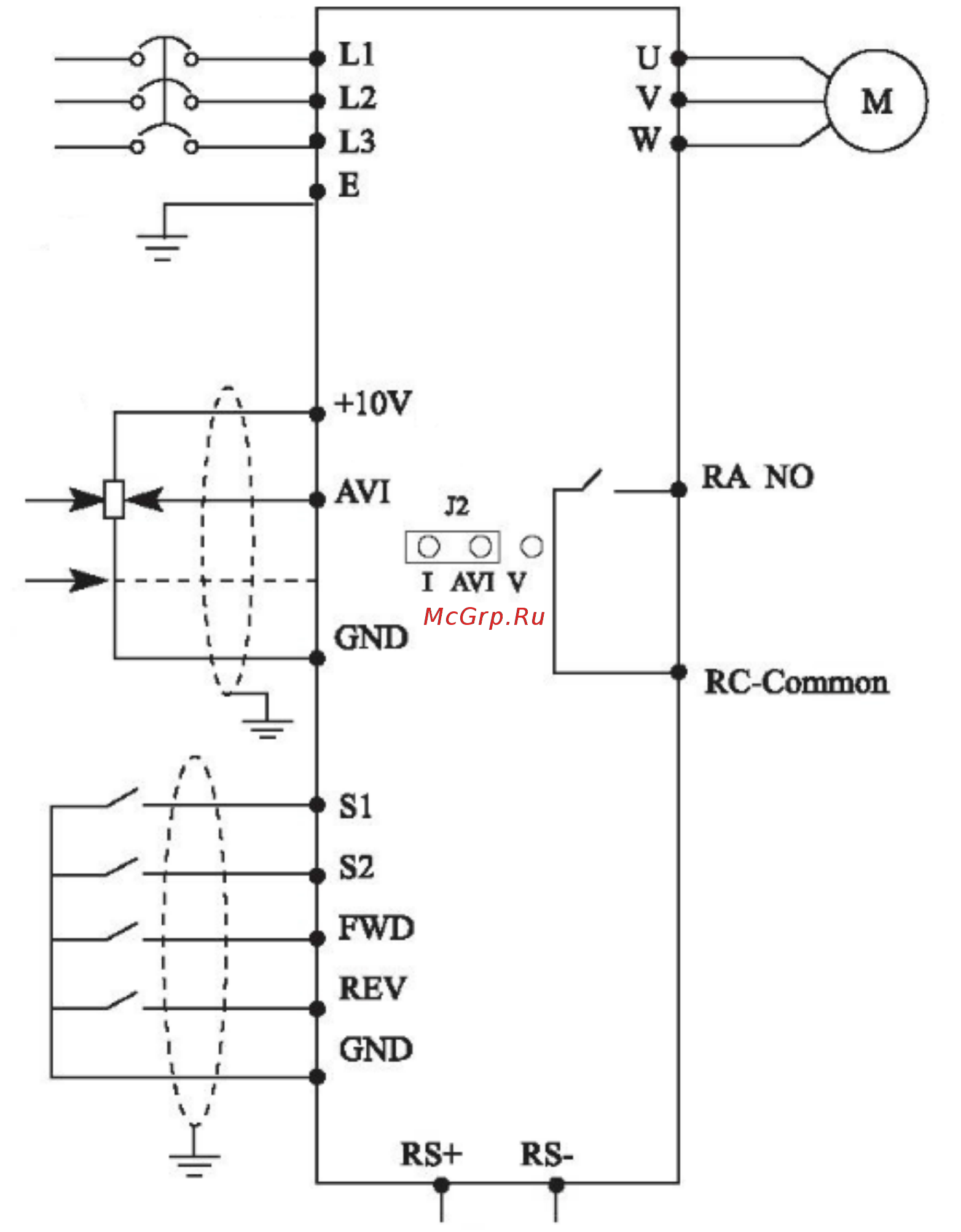 Advanced Control ADV 1.50 E400-M [7/25] Схема соединений