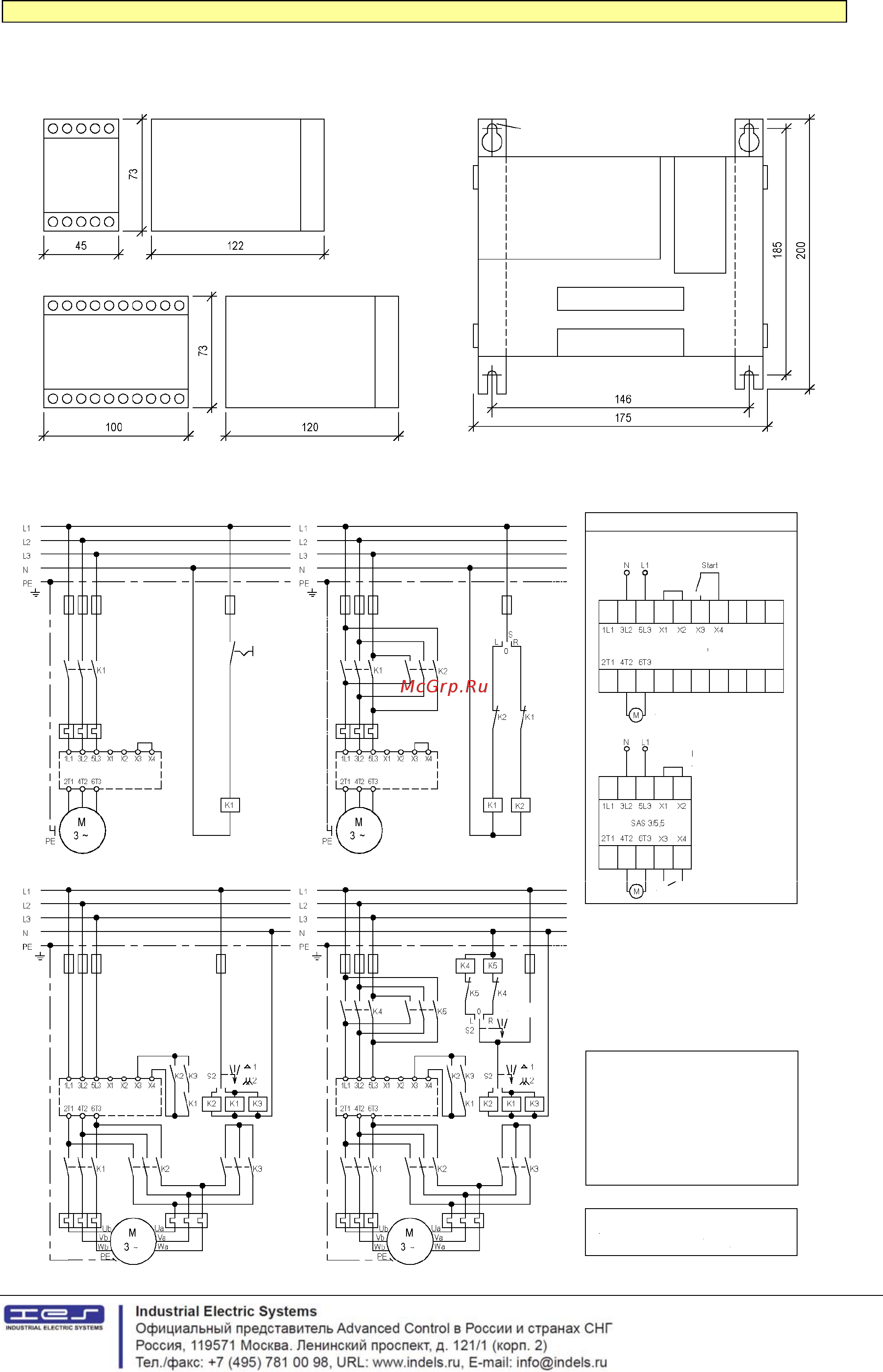 Advanced Control AC-SAS 22 PUST [2/2] Устройства плавного пуска ac sas 3 11 ac sas 11pust ac sas 22pust