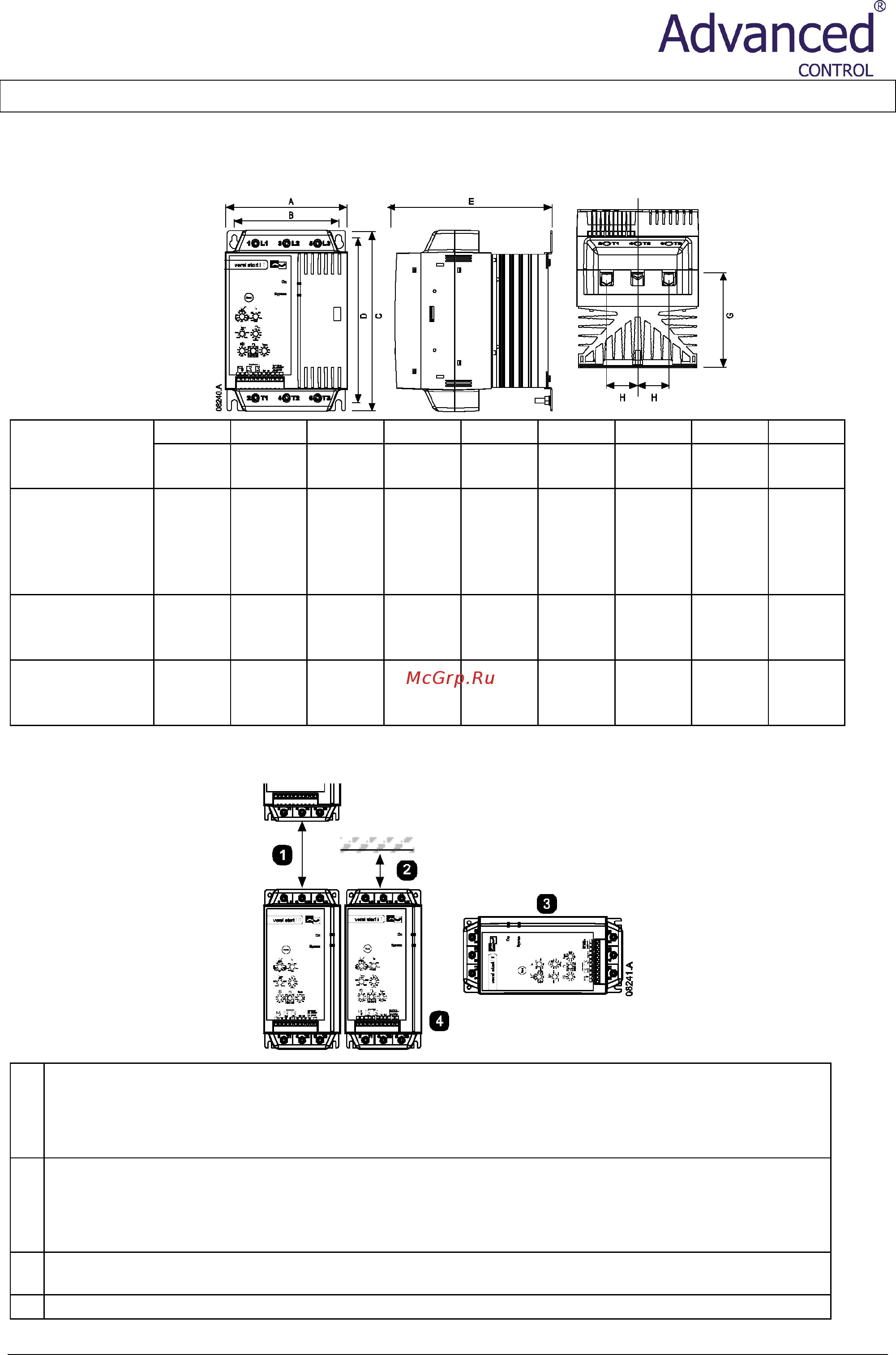 Advanced Control AC-VS i II 575-200C2 [4/15] Механическая установка