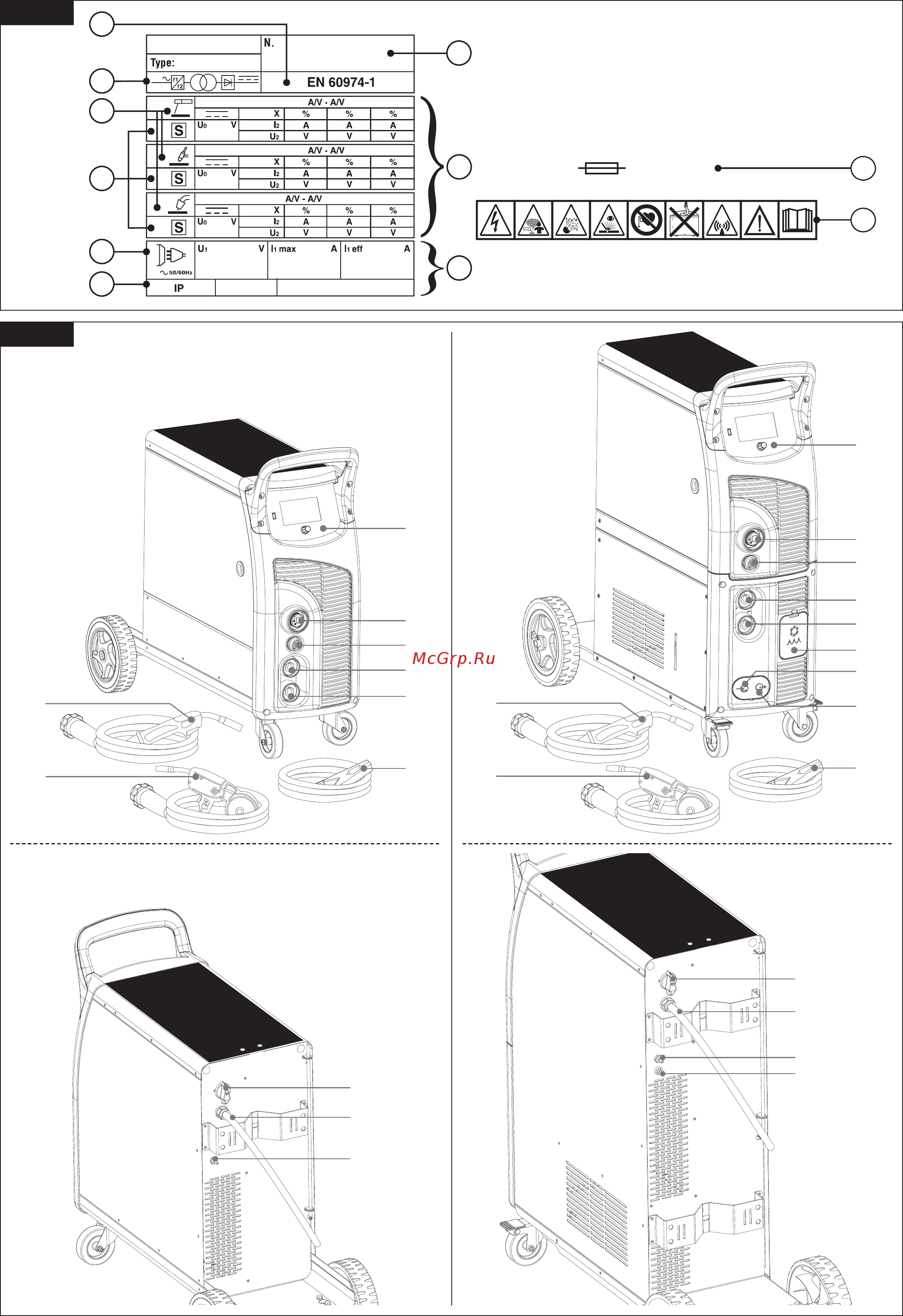 Blue Weld GALAXY 330 WAVE Руководство по эксплуатации онлайн [18/30] 459459