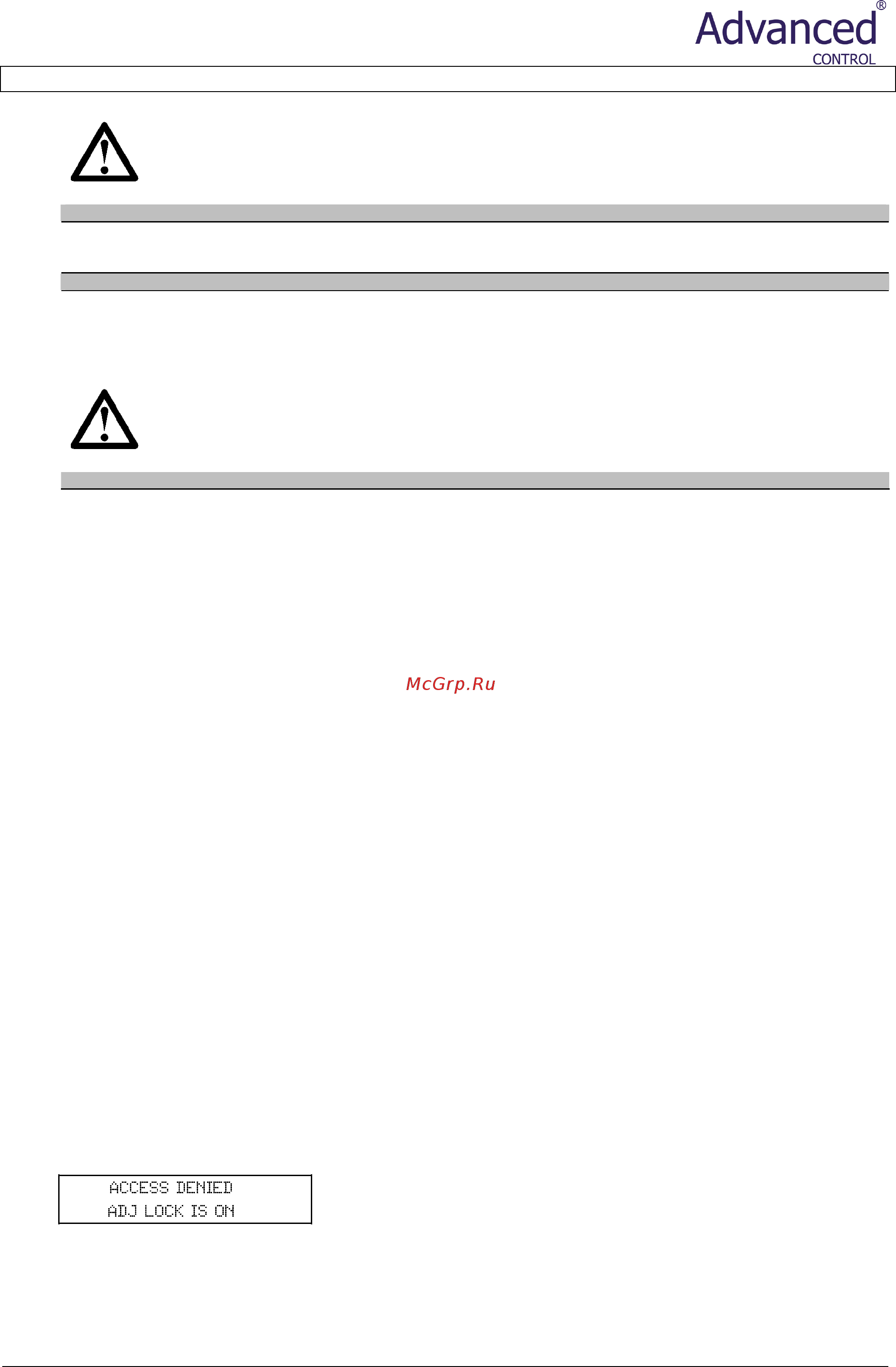 Advanced Control AC-VS i III 525-1000 C1 [49/67] Trip actions