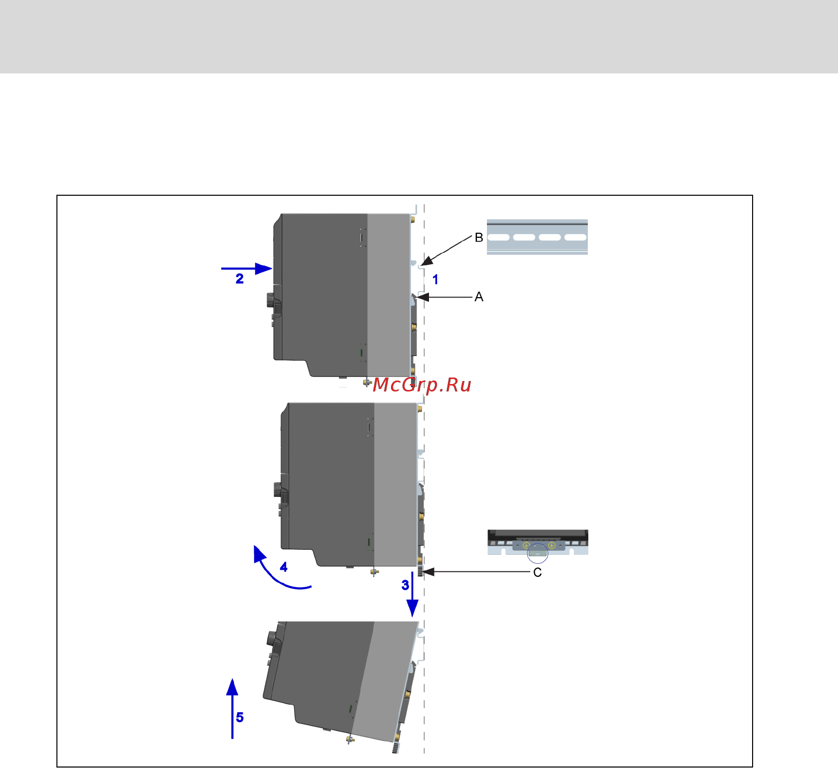 Bosch Rexroth EFC3610 22K0 [72/478] Монтаж на din рейке