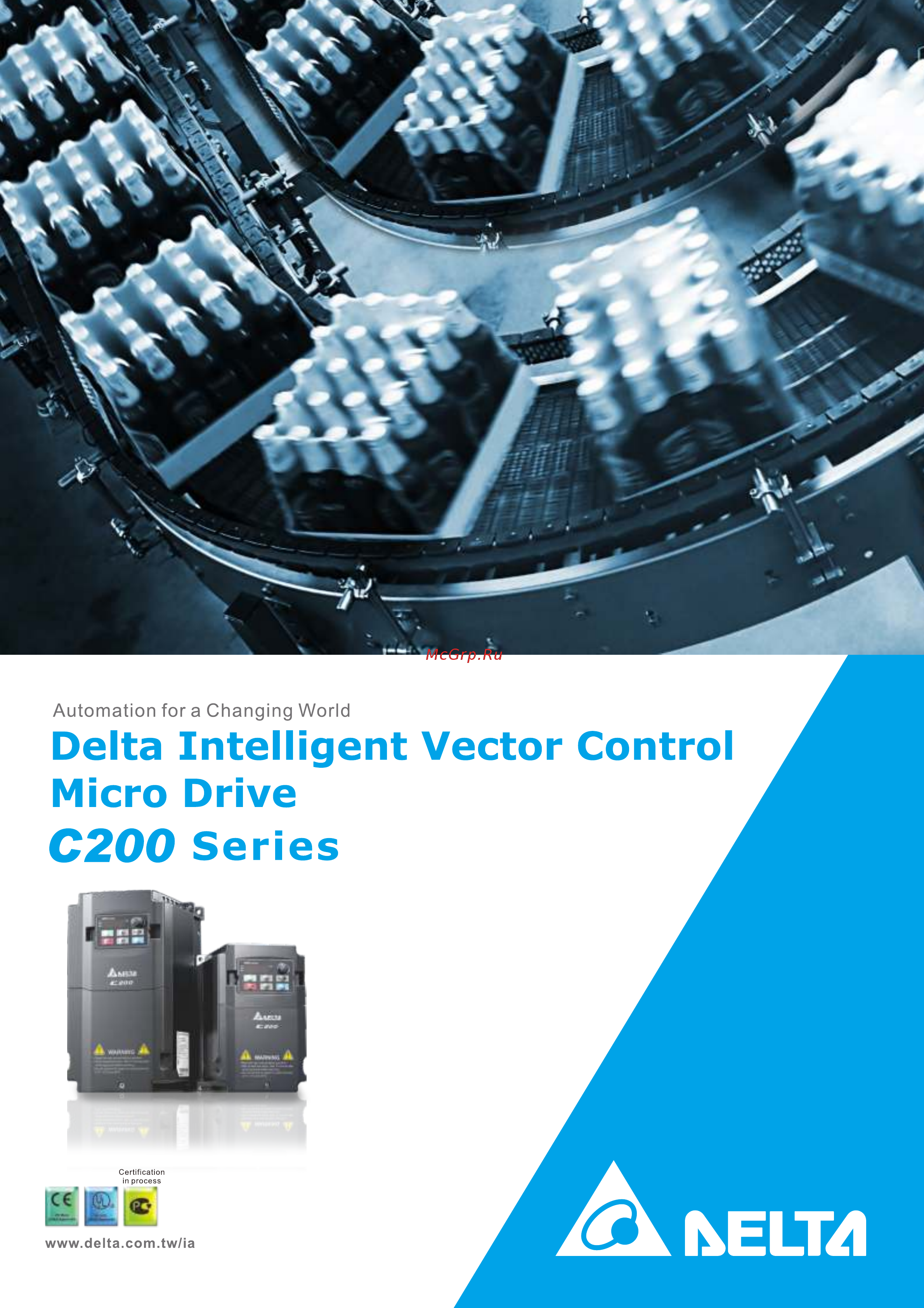 Delta Electronics VFD007CB23A-21M Каталог онлайн