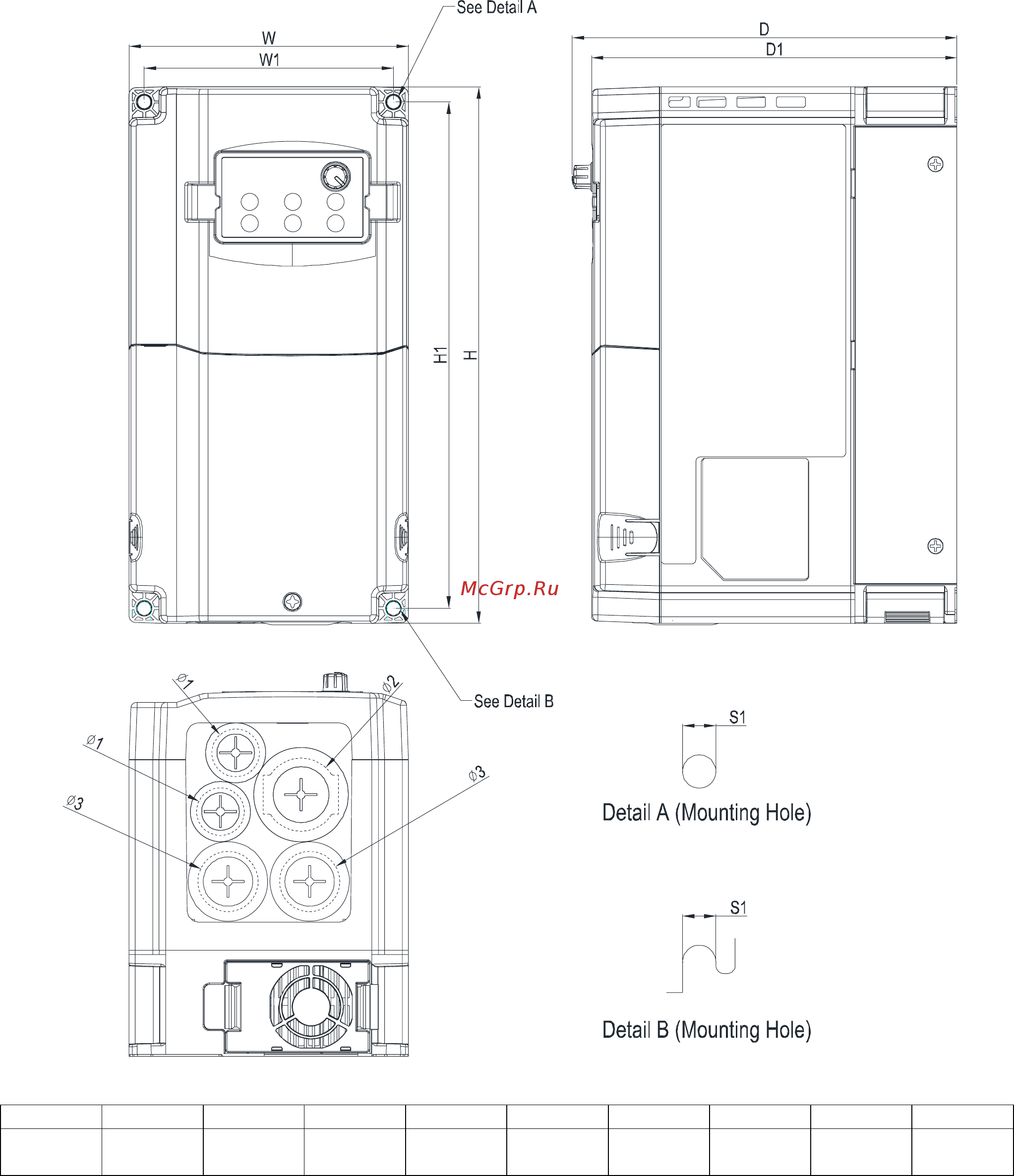 Delta Electronics VFD040CB43A-20 [15/363] Frame a vfd040cb43a 21m vfd055cb43a 21m vfd075cb43a 21m