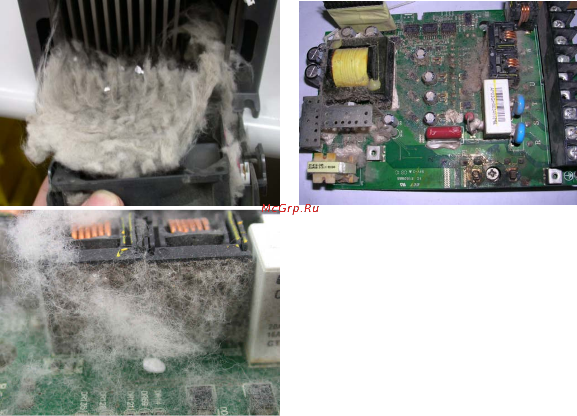 Delta Electronics VFD007CB43A-20 [359/363] 3 fiber dust problem