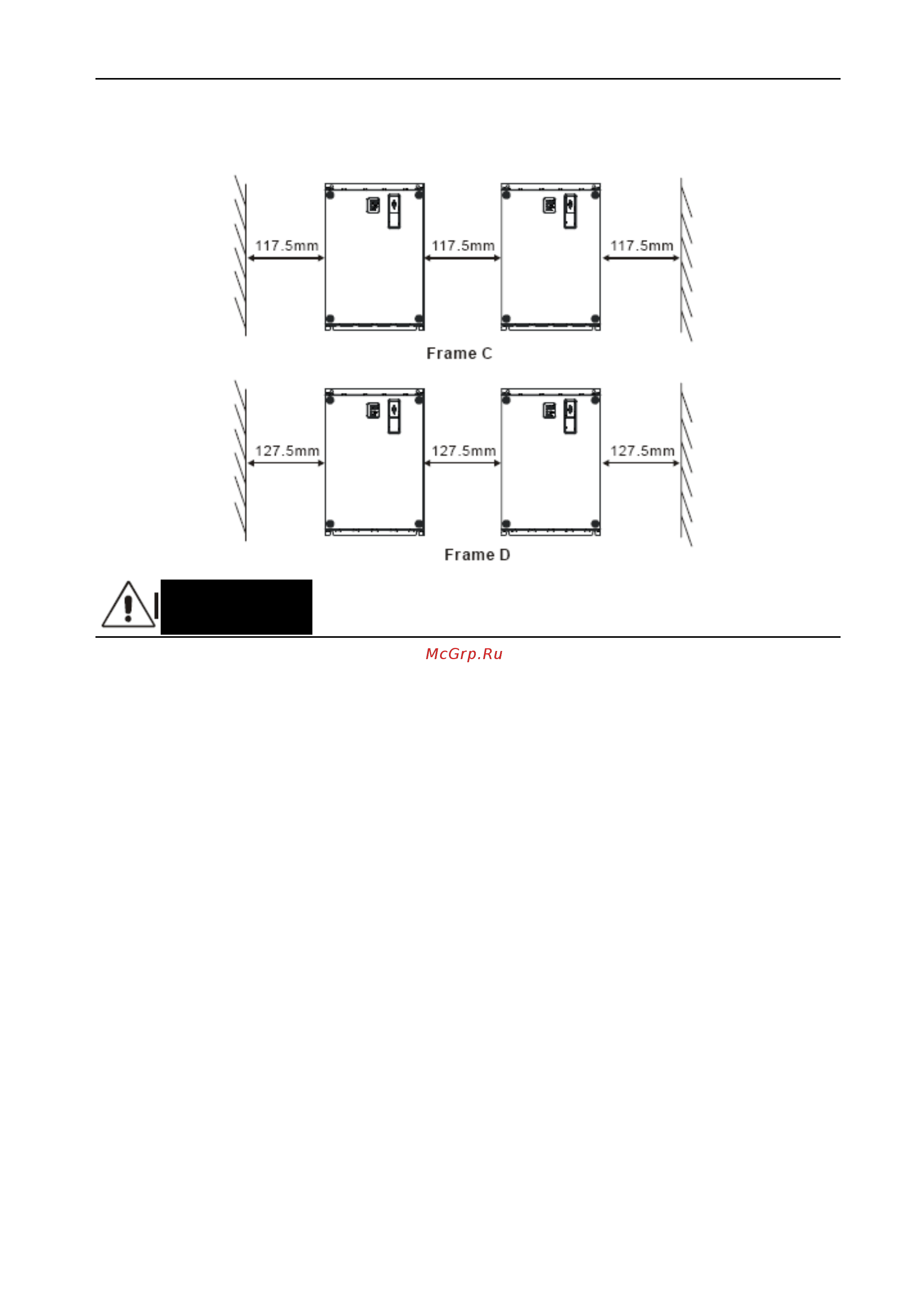 Delta Electronics VFD037ED21S [12/200] Внимание