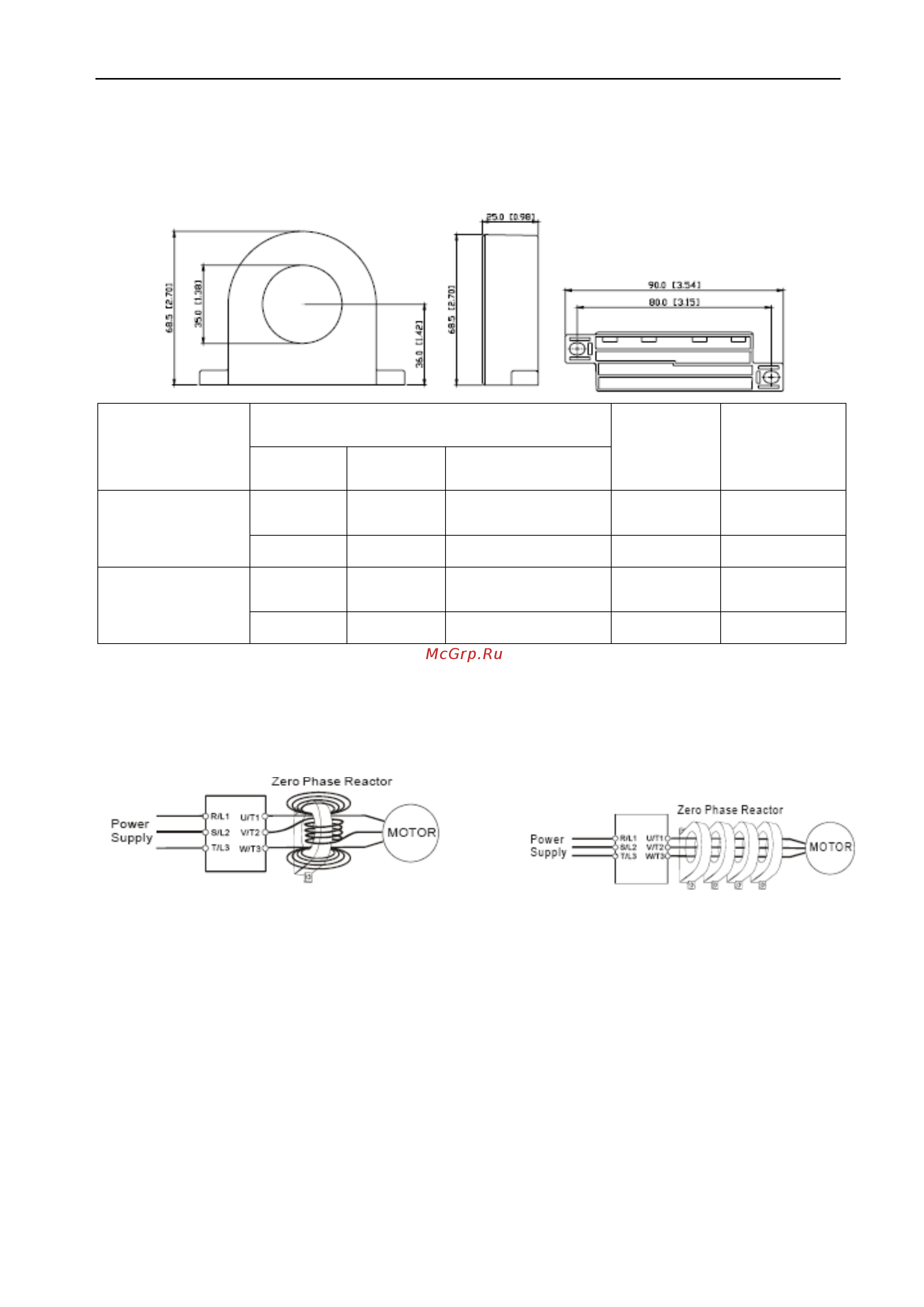 Delta Electronics VFD022ED23S [176/200] В фильтр радиопомех rf 220x00a