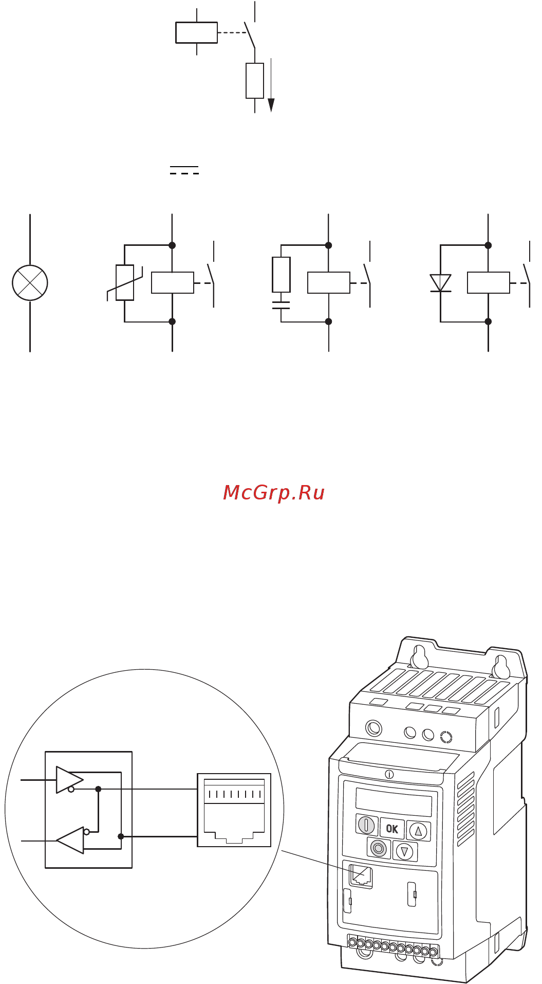 Eaton Powerware DC1-34018NB-A6SN [78/192] Интерфейс rj 45