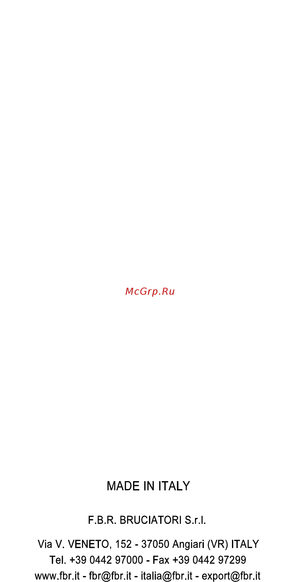 F.B.R. FNL 8 TC Инструкция по эксплуатации онлайн [12/12] 460471