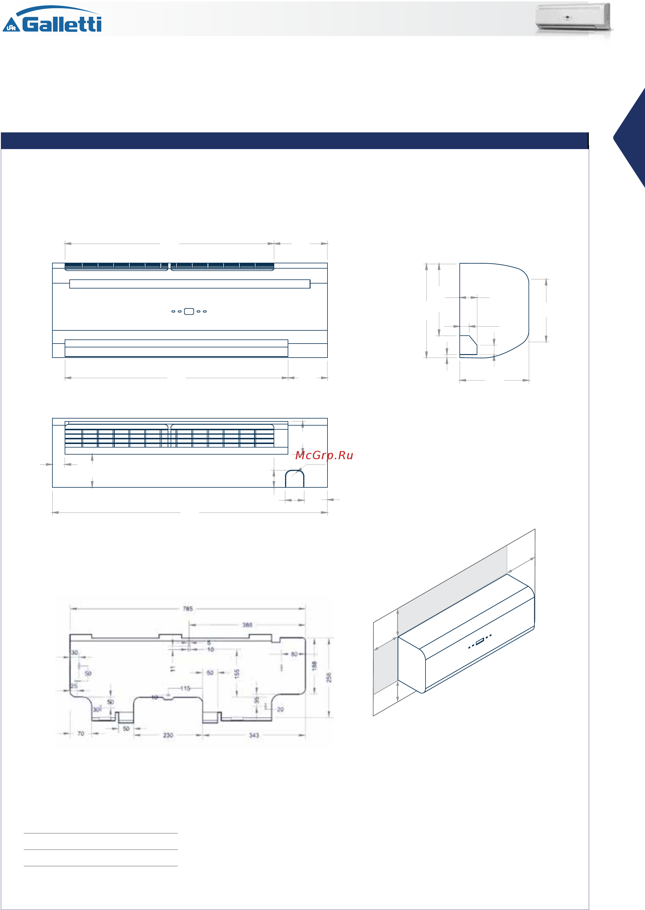 Galletti FM 22 [4/4] Hydronic indoor units fm