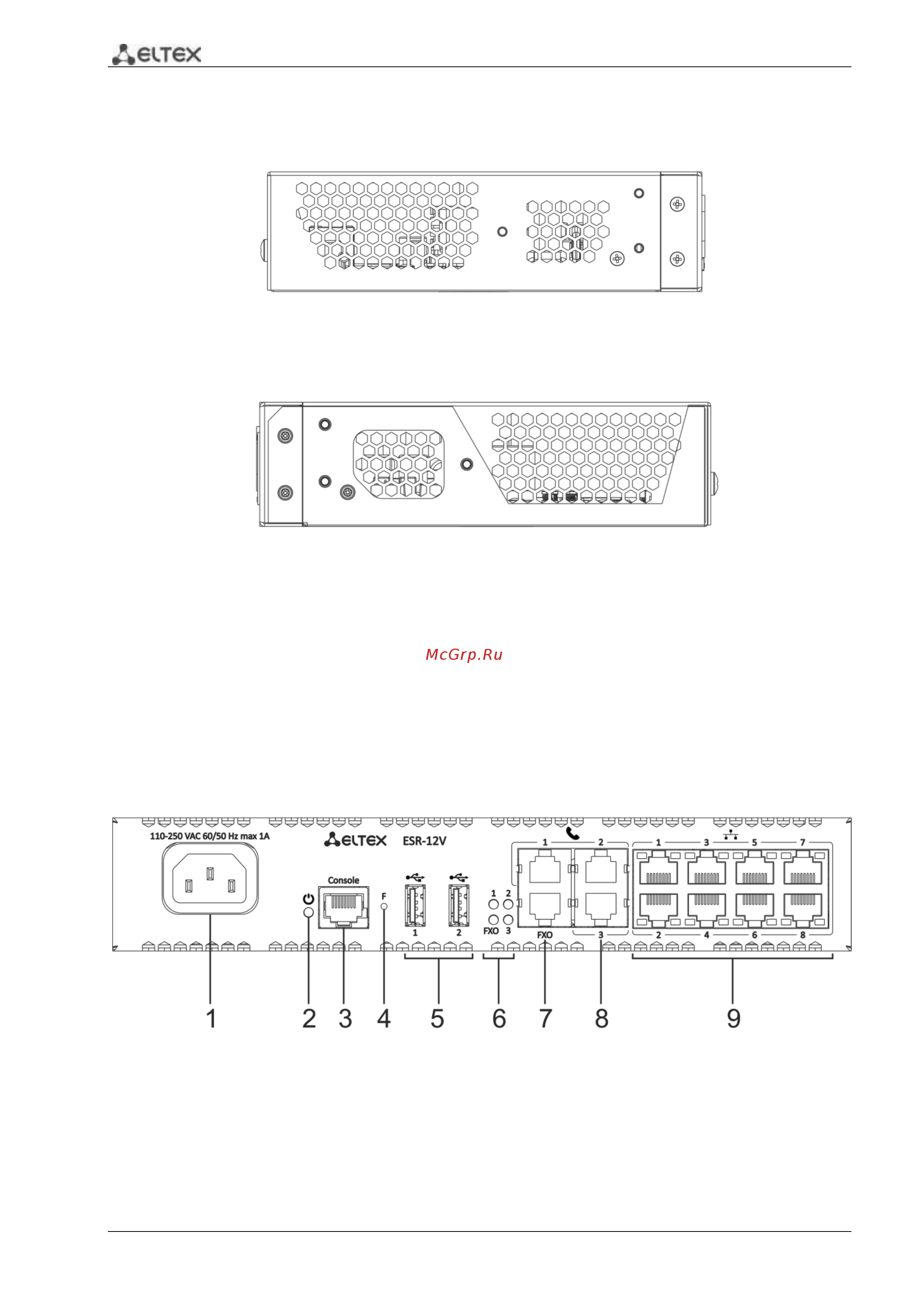 Eltex ESR-21 [19/37] Конструктивное исполнение esr 12v