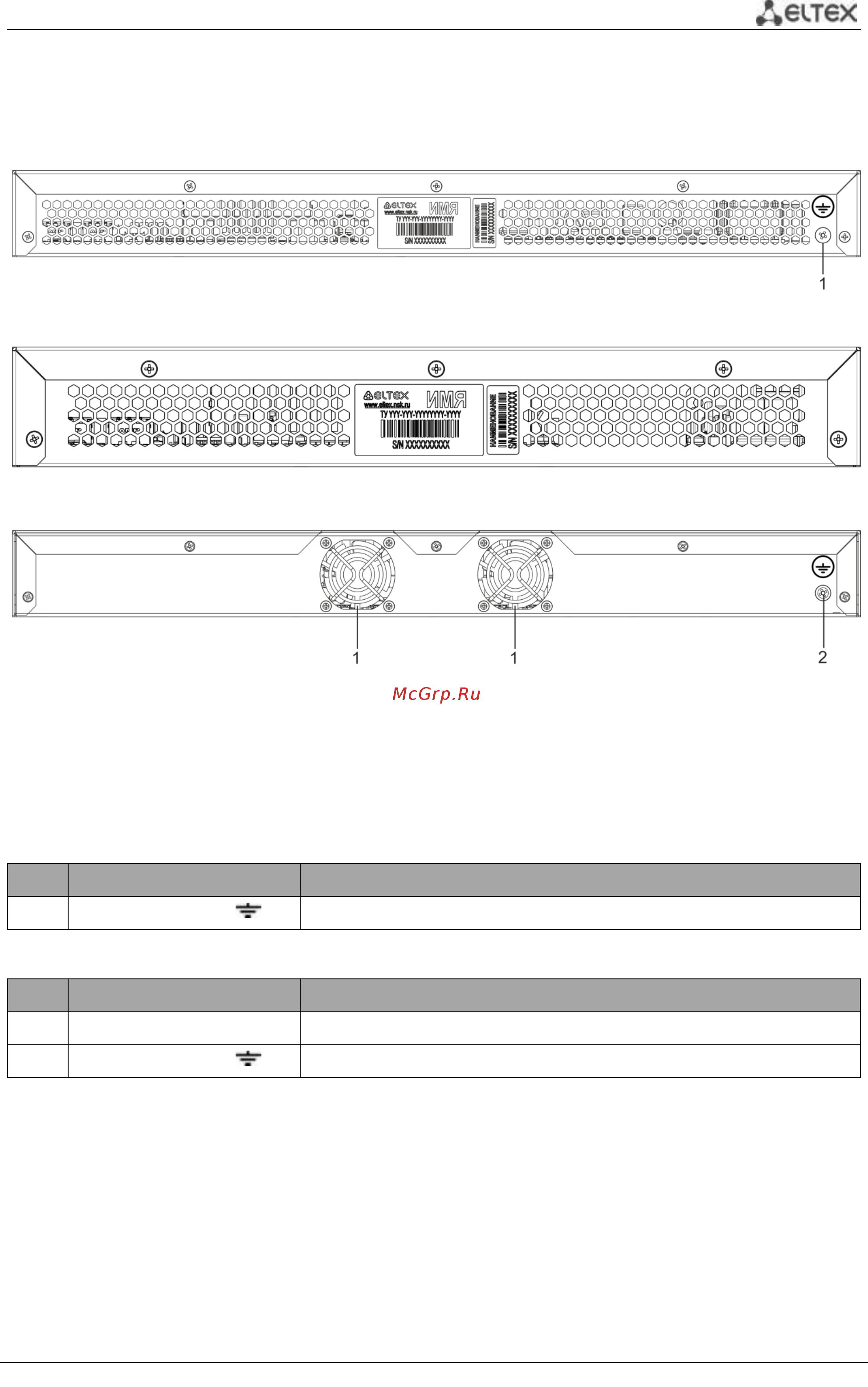 Eltex MES2408 [24/139] Задняя панель устройства