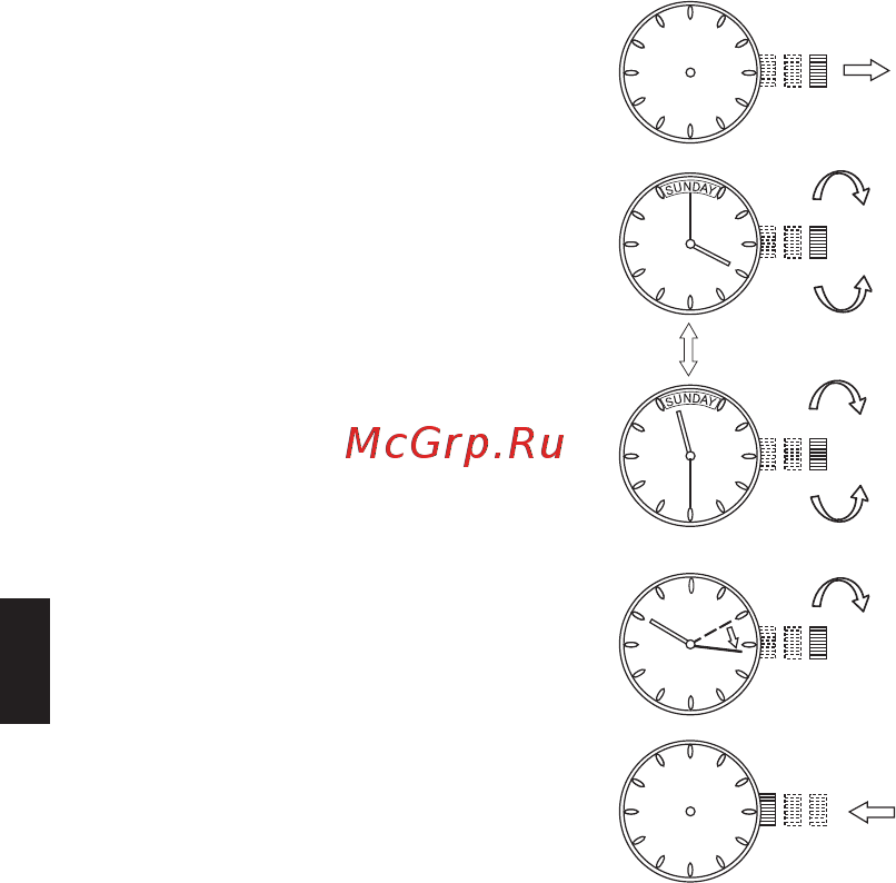 Orient FX01002B [14/24] Установка времени и дней недели ev 46e