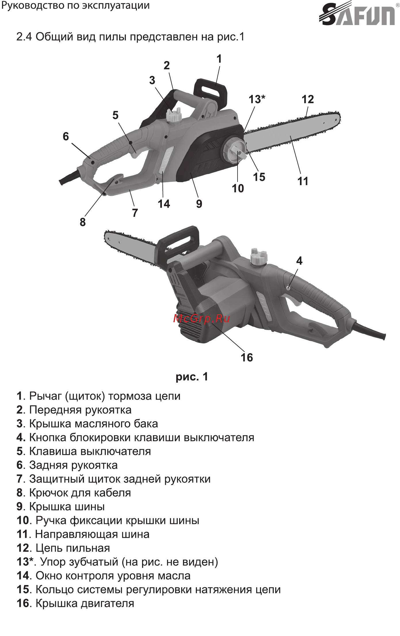 SAFUN ECS-2500-16 0010302 Инструкция по эксплуатации онлайн [5/28] 863770