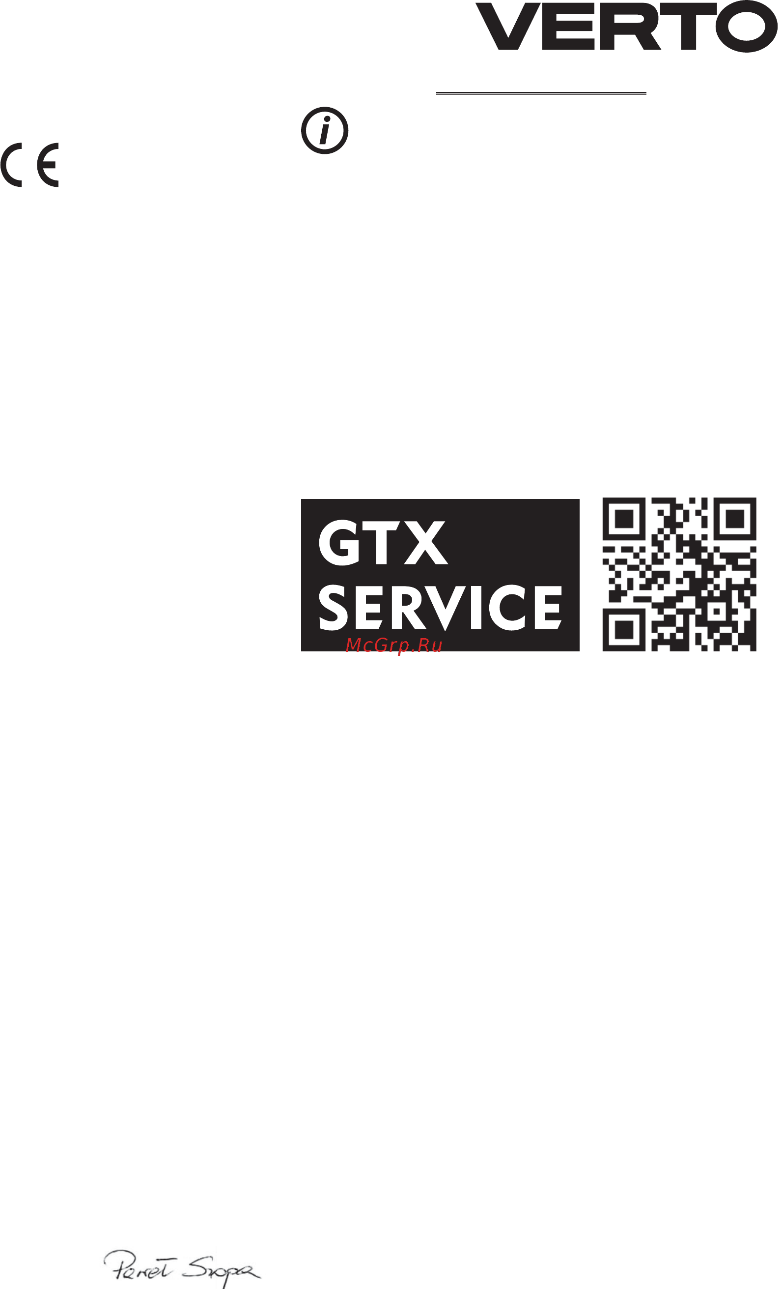 Verto 52G607 [9/56] Gwarancja i serwis