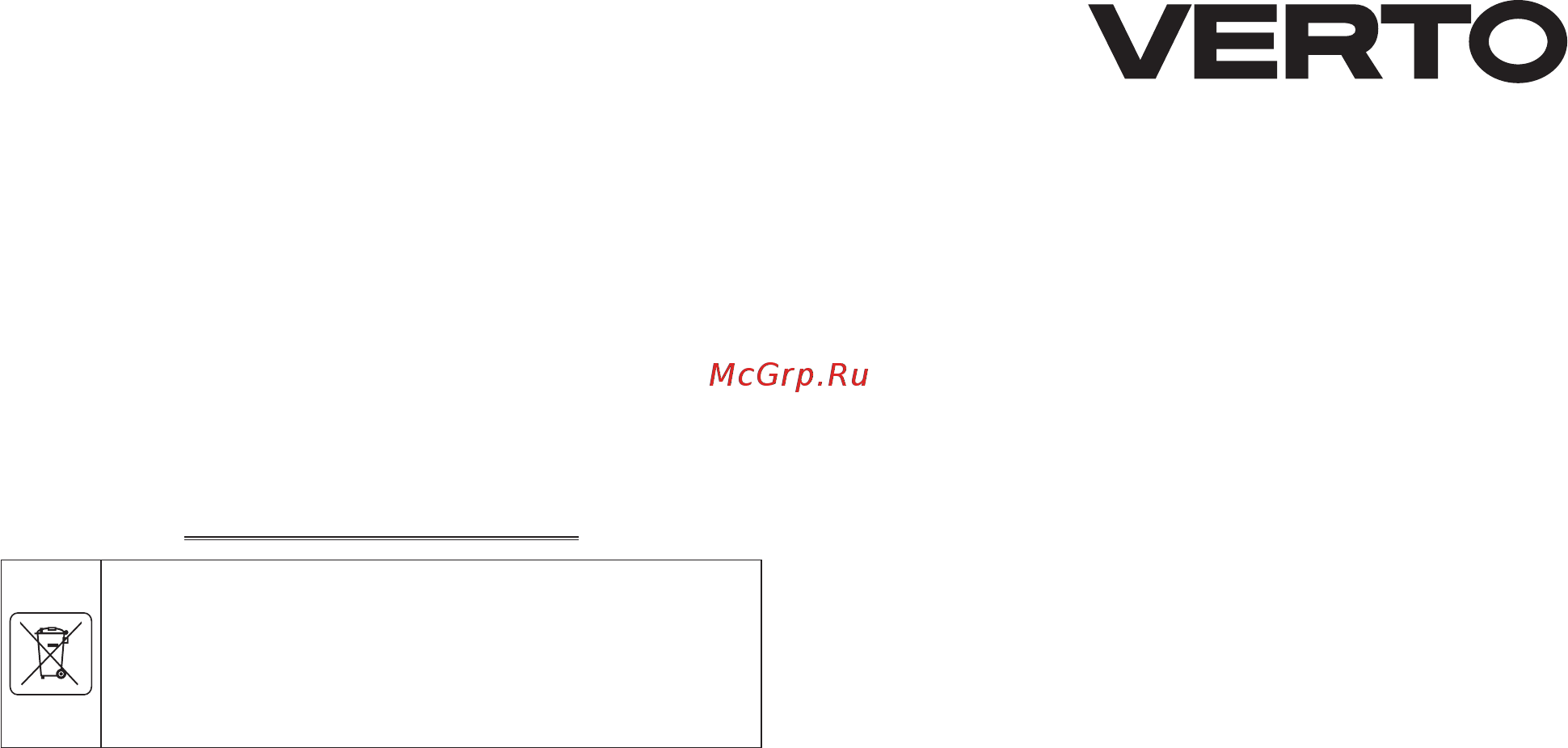 Verto 51G075 [107/108] Milieubescherming ce