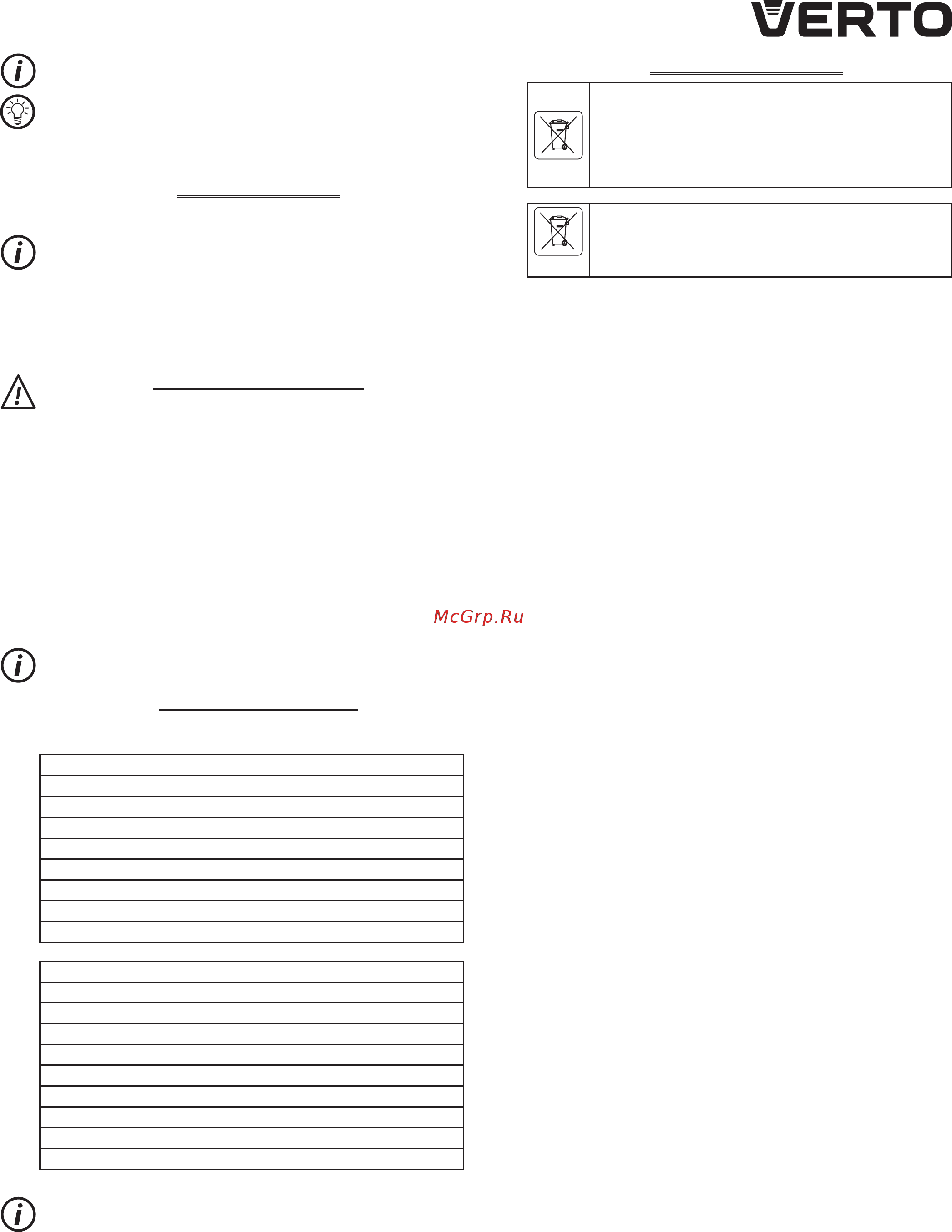 Verto 52G506 [51/52] Bediening en onderhoud