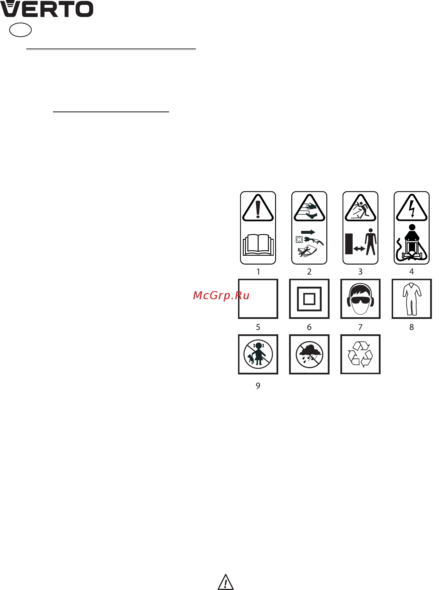 Verto 52G575 [10/64] Detailed safety regulations