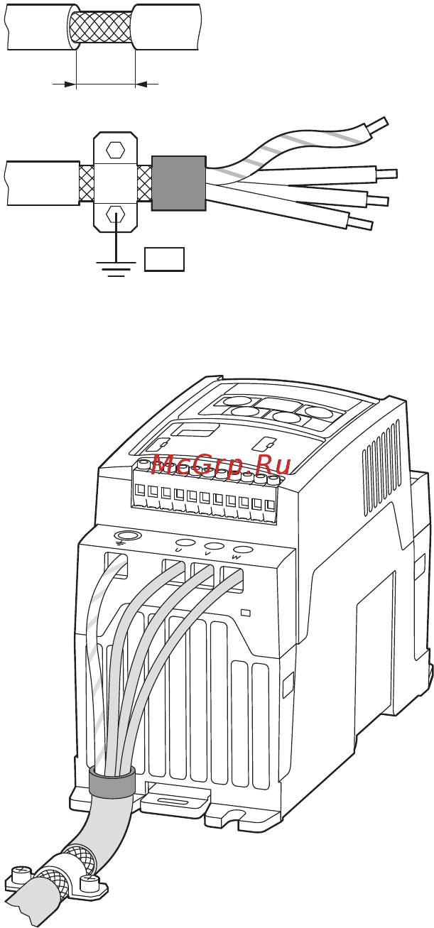 Eaton Powerware DA1-34302FB-A55N [63/226] Установка оборудования 3 выполнение электрических подключений