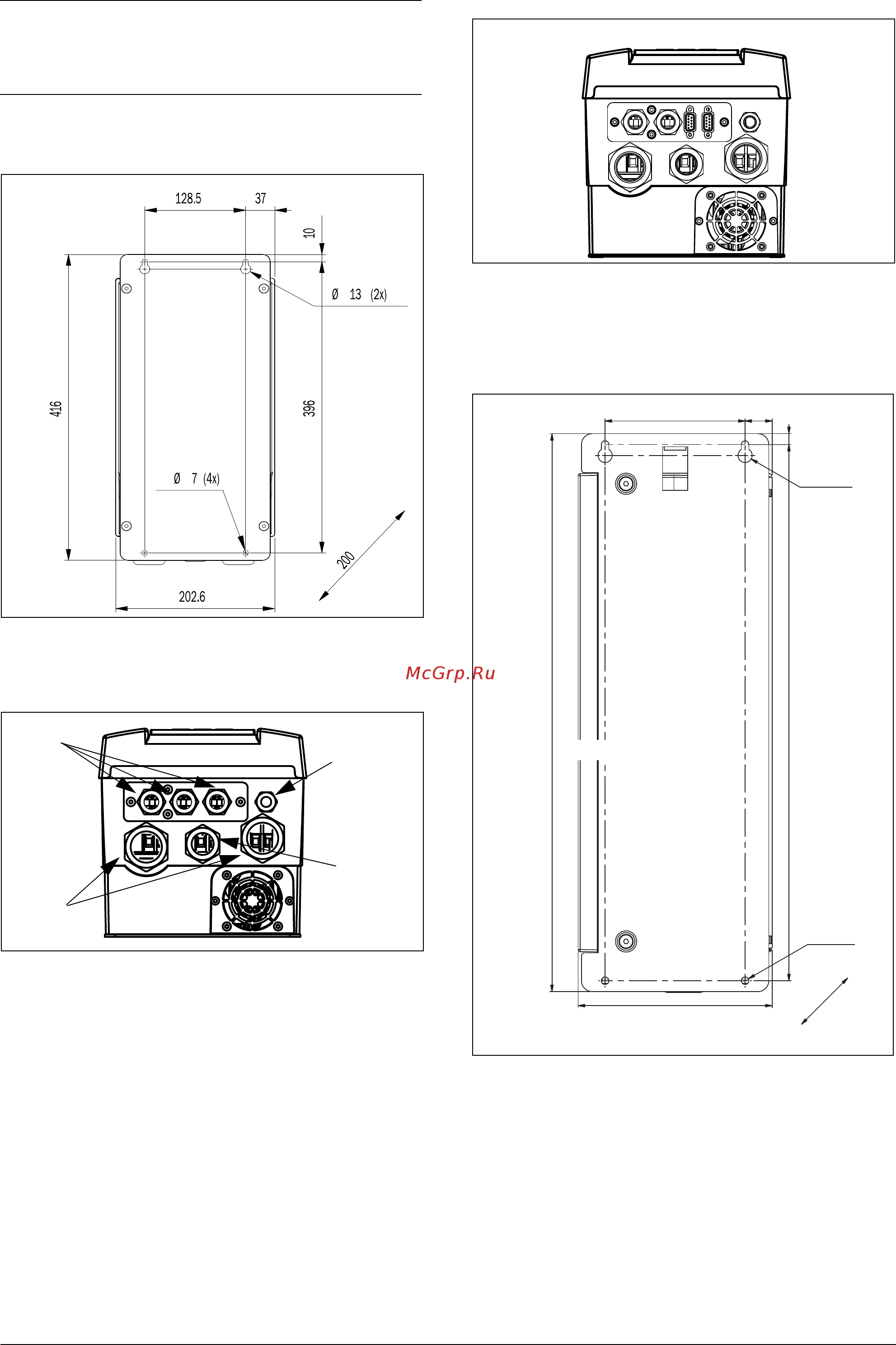 Emotron FDU48-5P6-2Y [21/260] Монтажные схемы