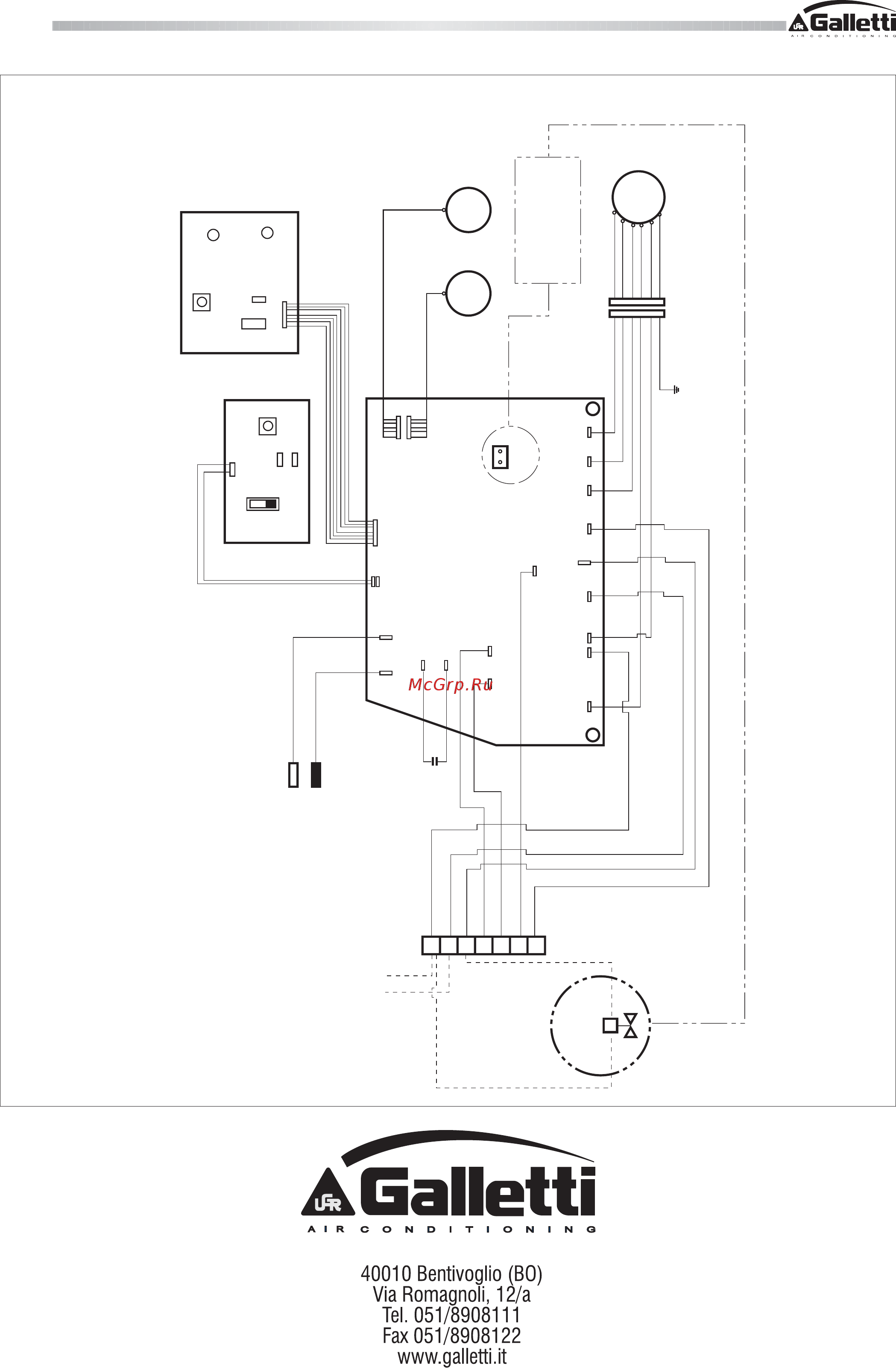 Galletti WH20 [8/8] Wiring diagrams