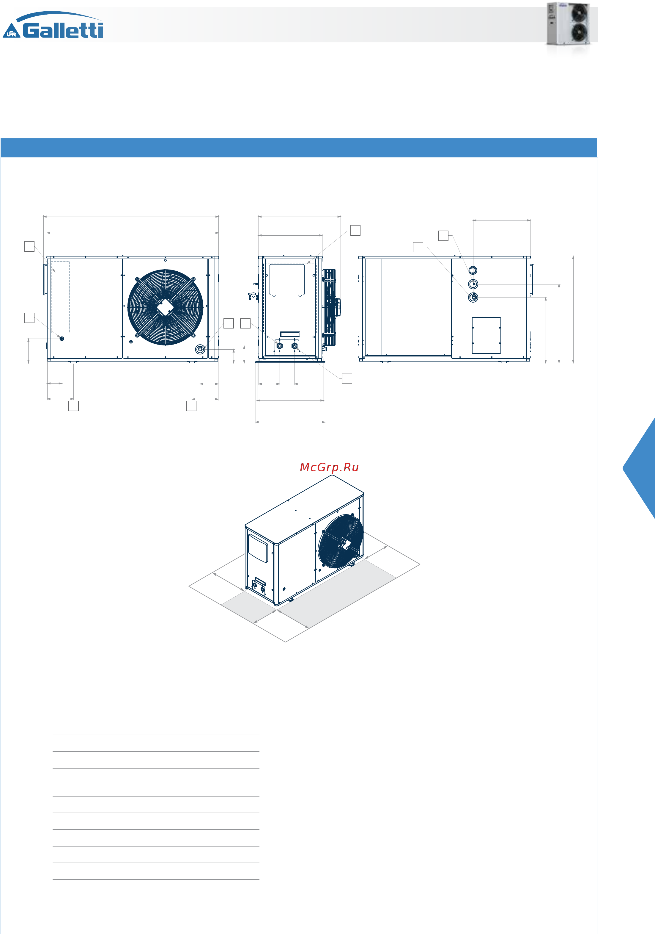 Galletti MPI DC 014 [4/6] Air chillers and heat pumps mpi dc