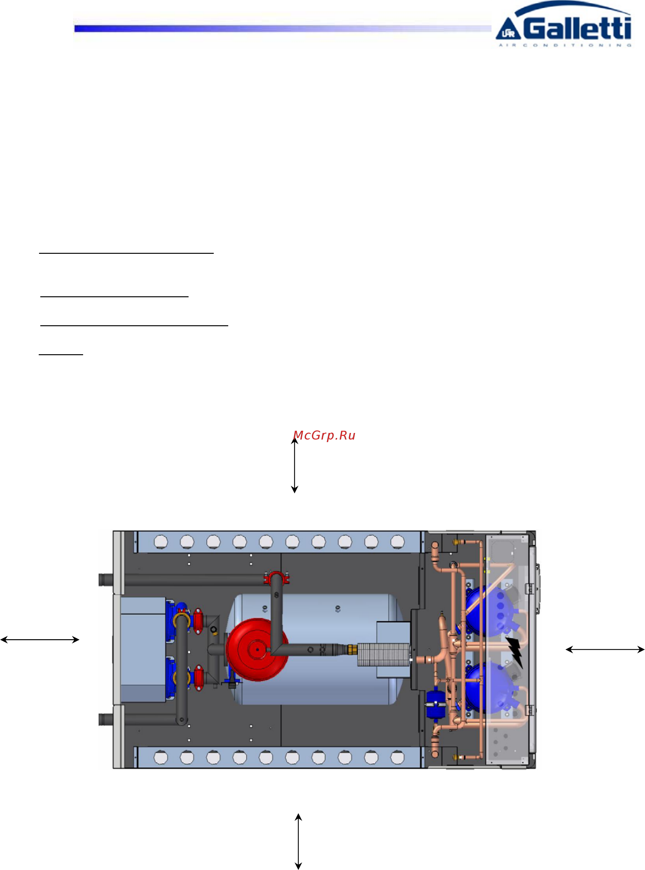 Galletti LCE 052 HS [12/64] Installation
