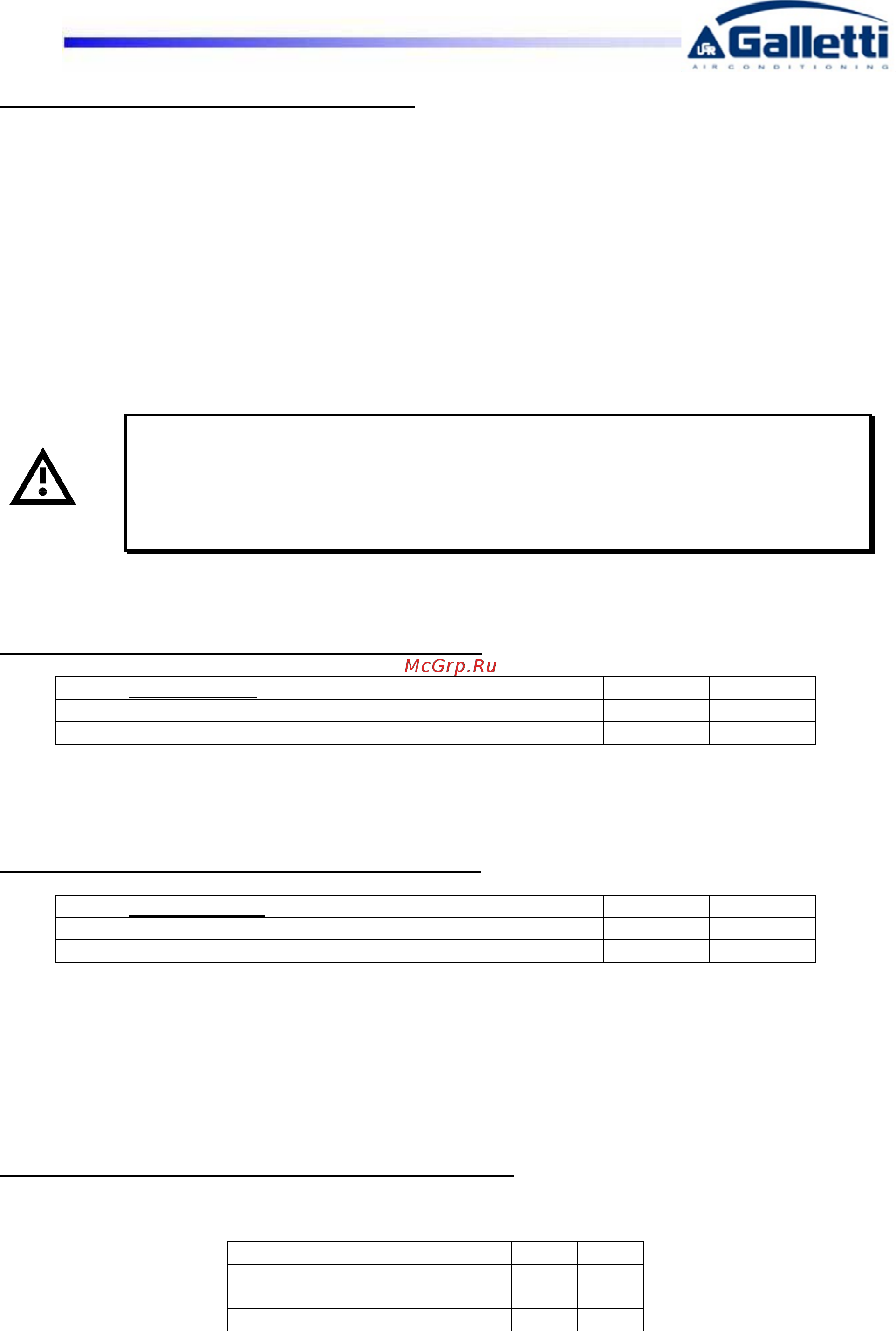 Galletti LCE 052 HS [25/64] Operating limits