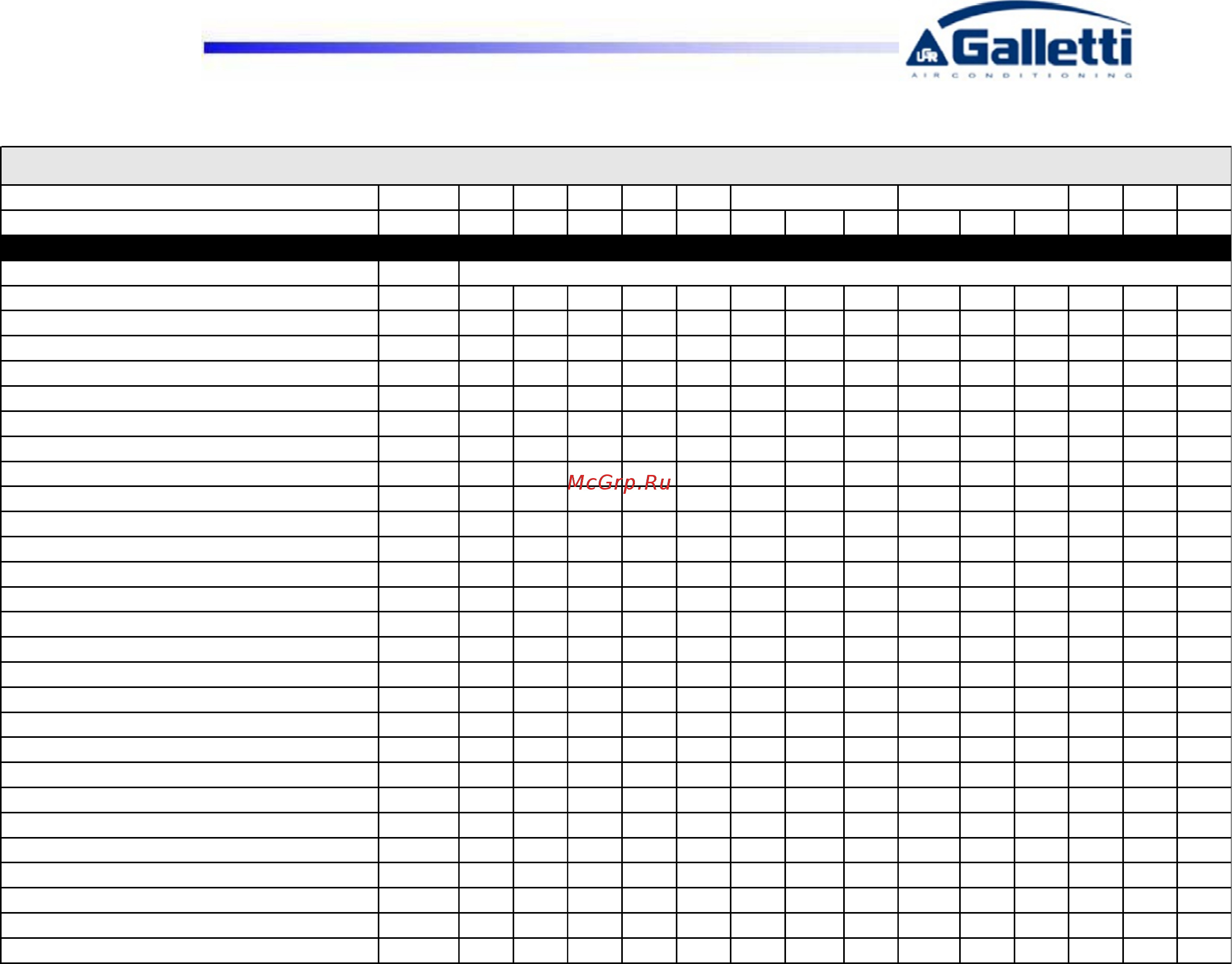 Galletti LCE 091 HL [48/64] Lce hl 042 052 062 072 082 091 092 094 101 102 104 121 122 124