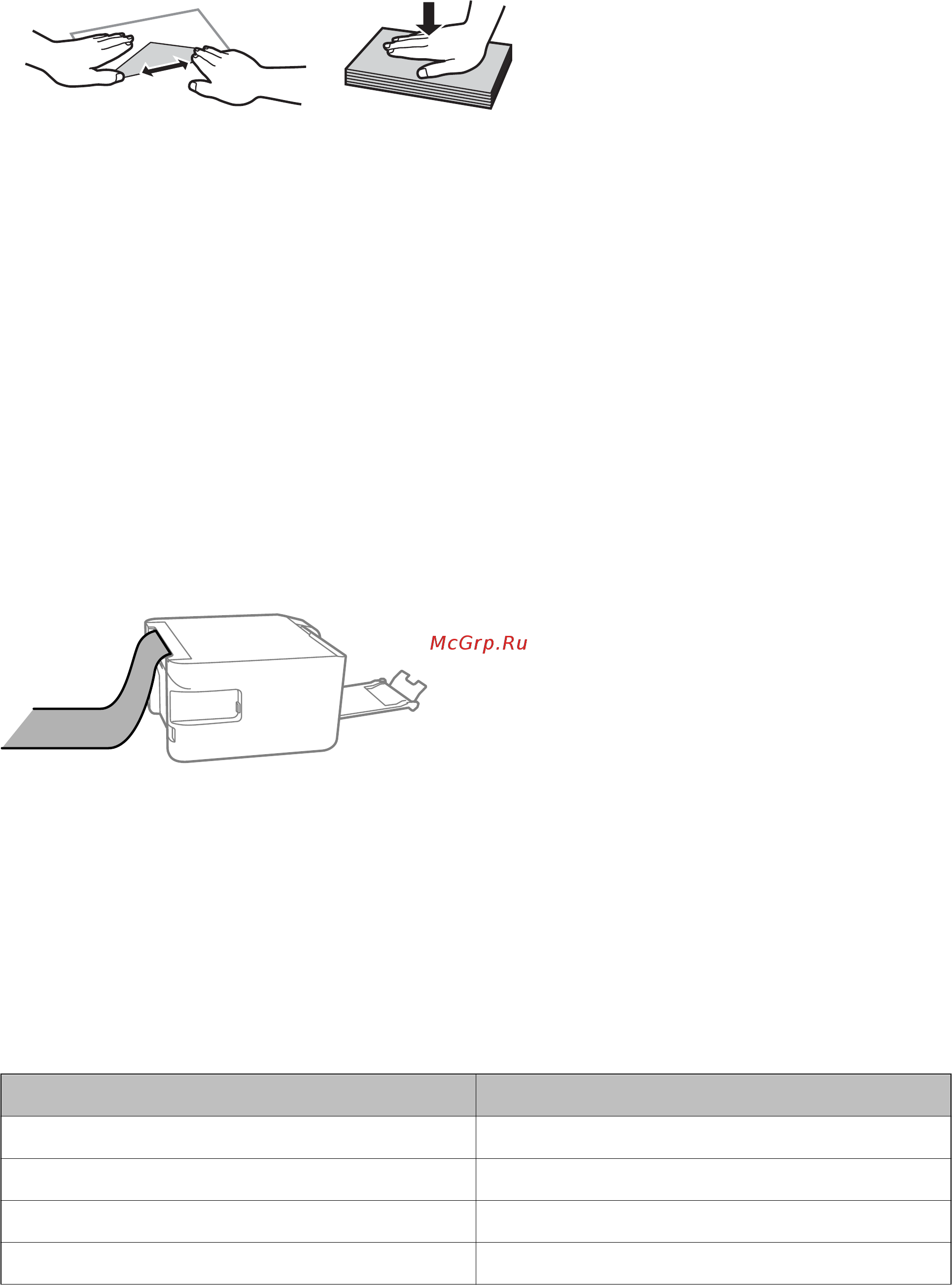 Epson L3101 [22/122] Список типов бумаги