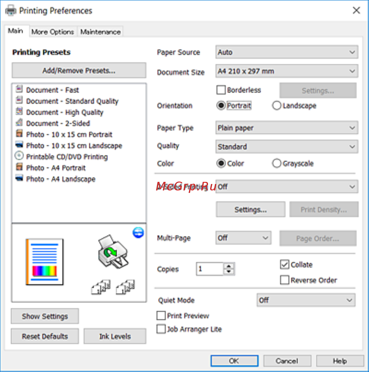 Epson L7180 Руководство пользователя онлайн [80/222] 463271