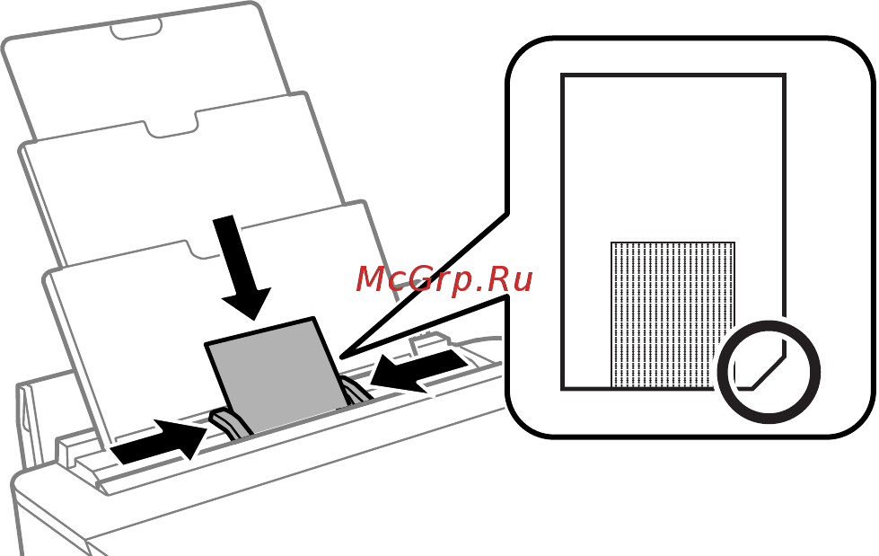 Epson Expression Photo HD XP-15000 [114/182] Очистка бумагопроводящего тракта при возникновении проблем с подачей бумаги в подача бумаг задне част