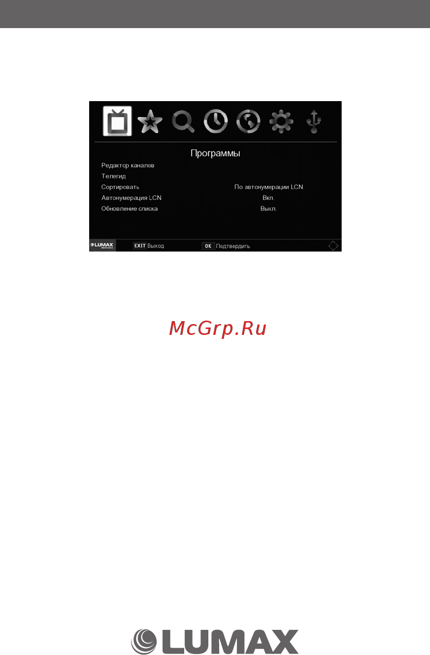 Lumax DV-3215HD [12/40] Менеджер программ